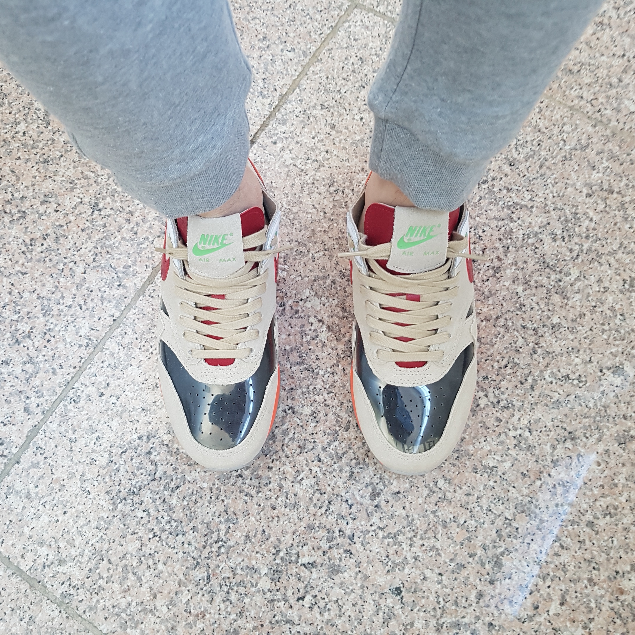 Nike x Clot Air Max 1 Net 착용 스타일