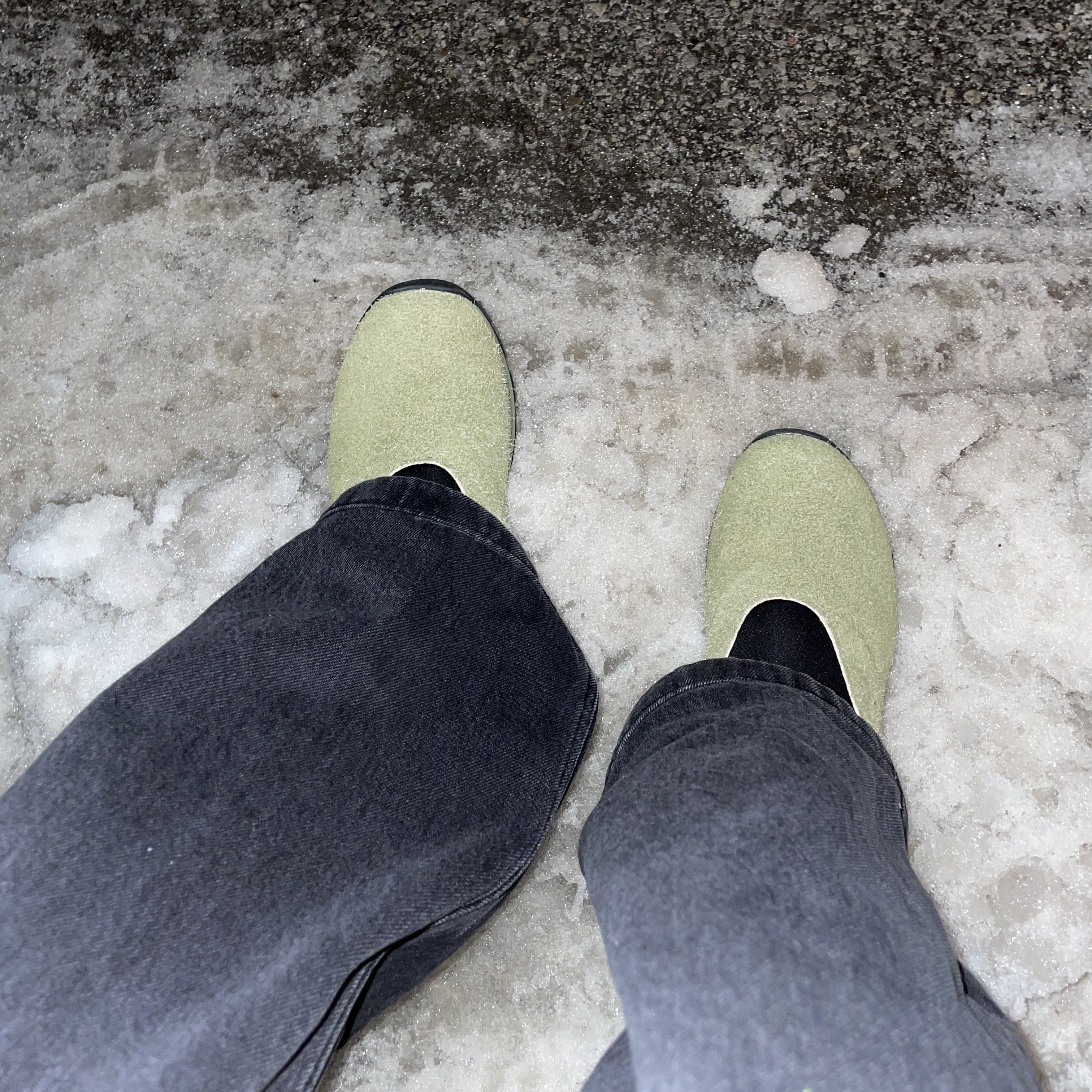Merrell Winter Moc 3 1TRL Herb 착용 스타일 - 4