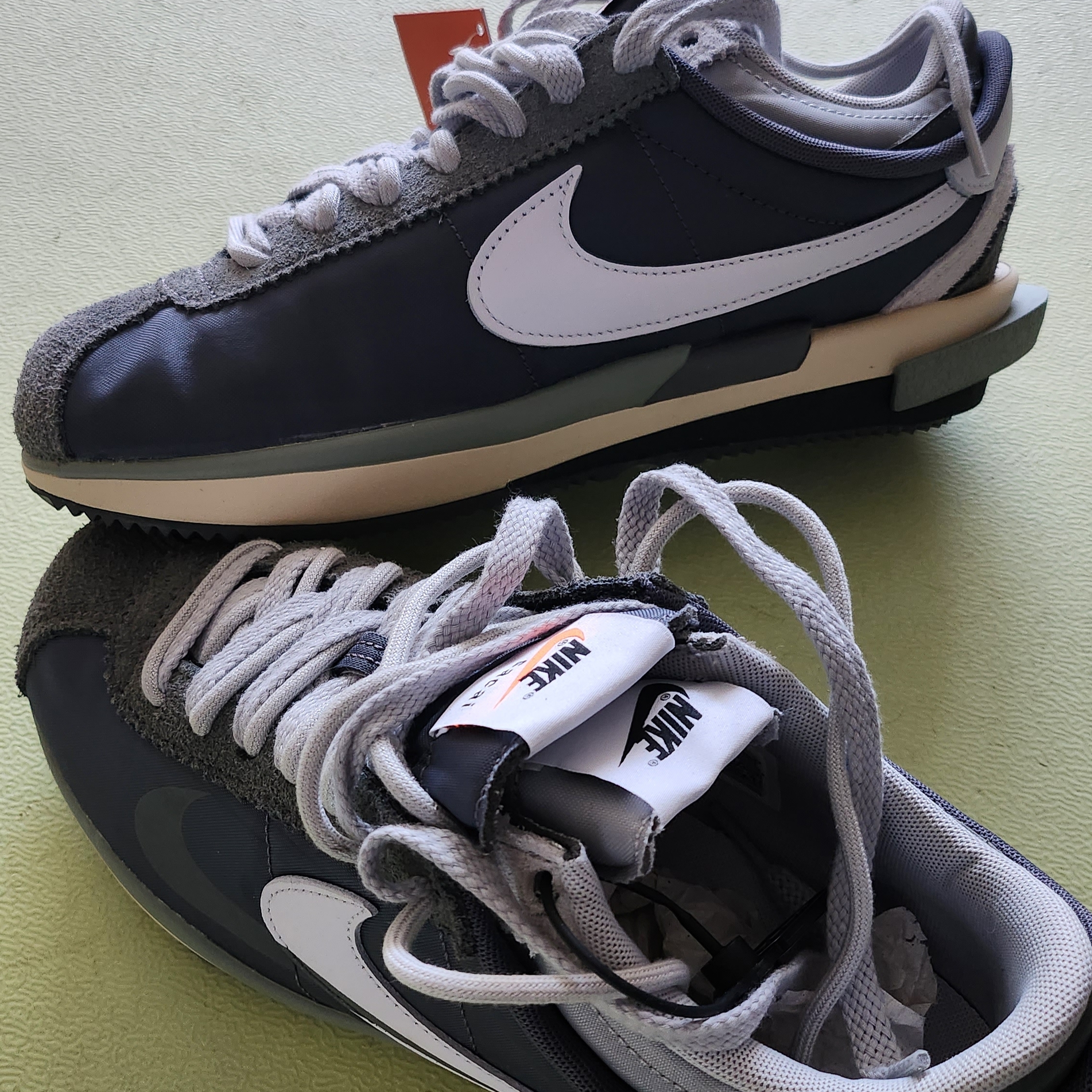 Nike x Sacai Zoom Cortez SP Iron Grey 착용 스타일