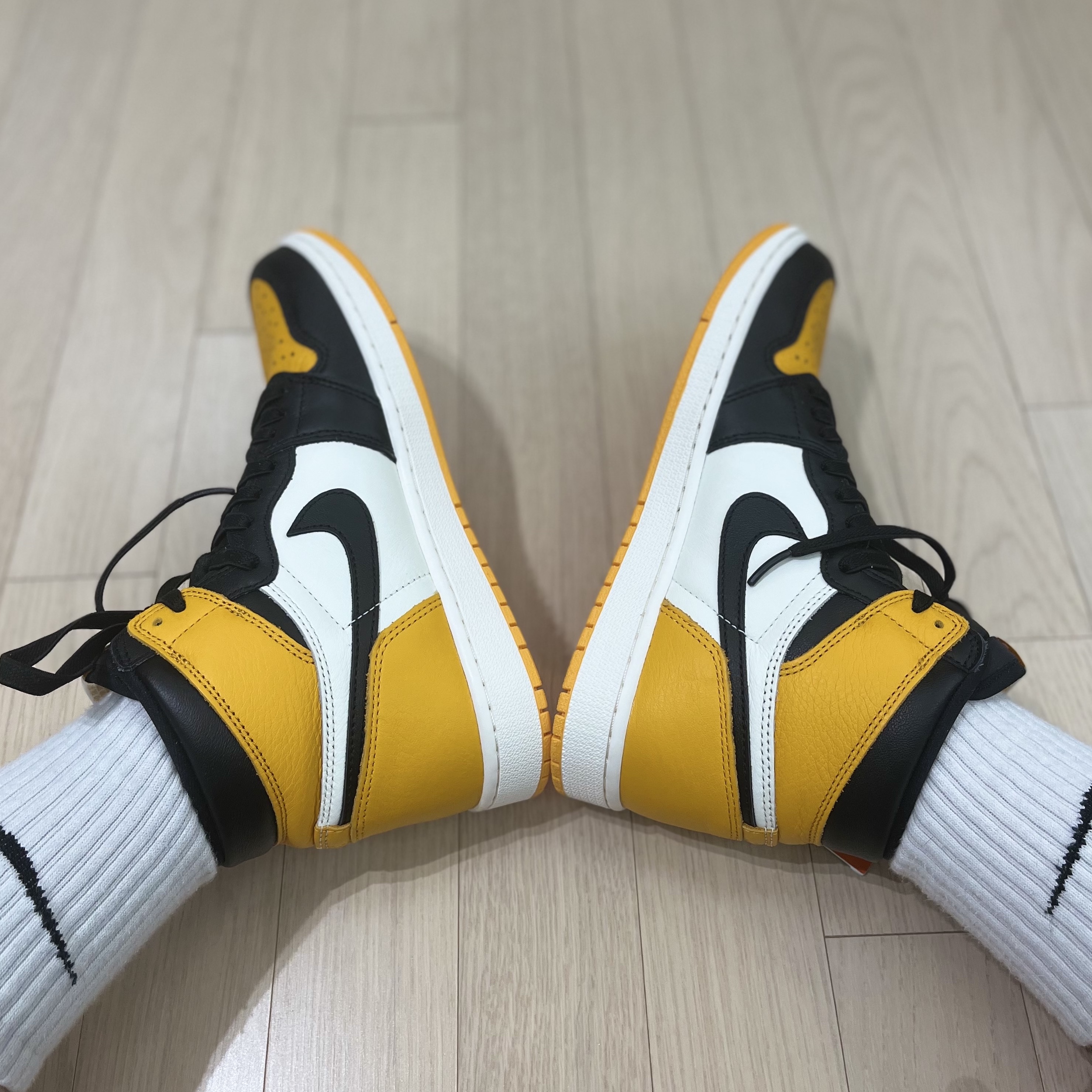 Jordan 1 Retro High OG Taxi 착용 스타일 - 2