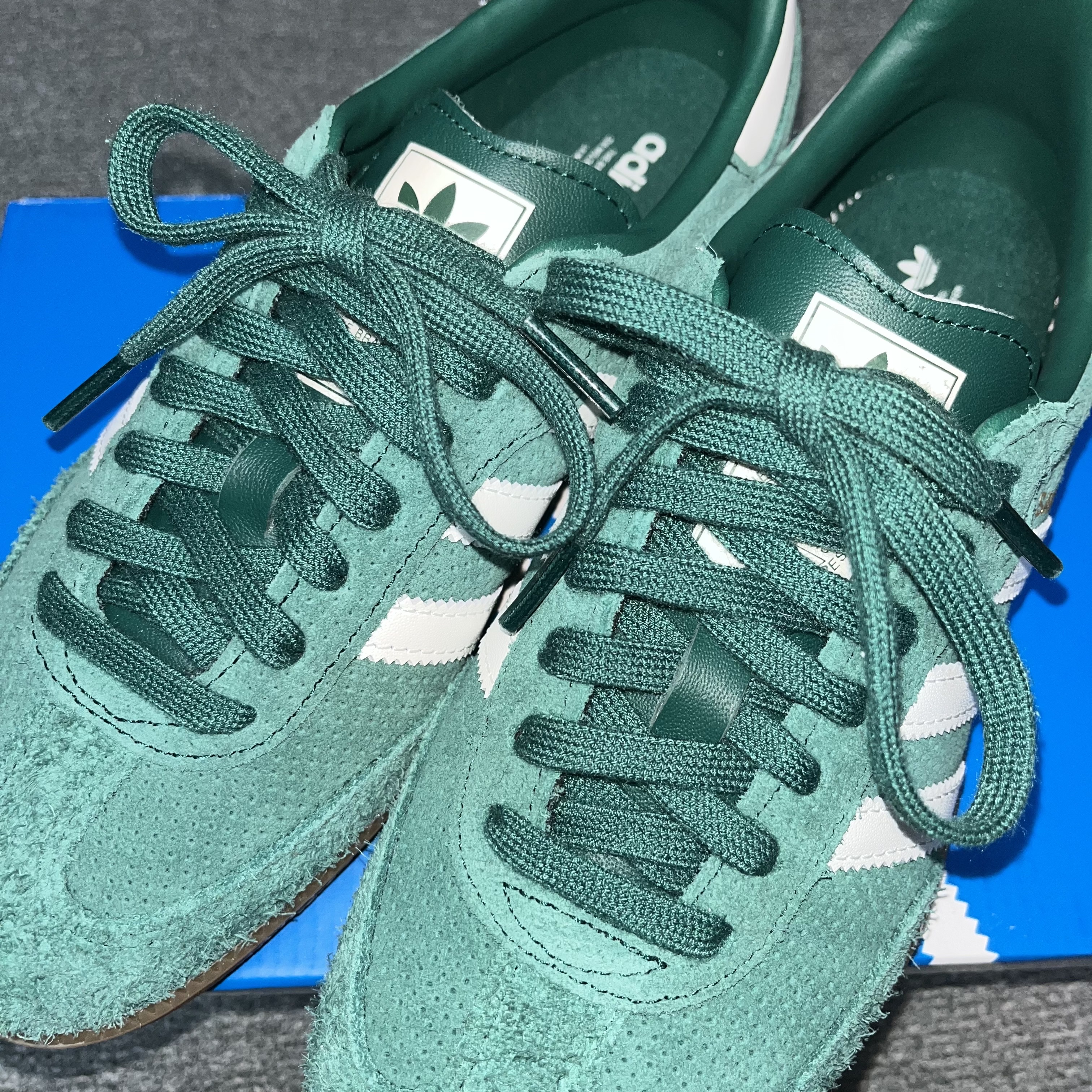 Adidas Samba OG Collegiate Green 착용 스타일