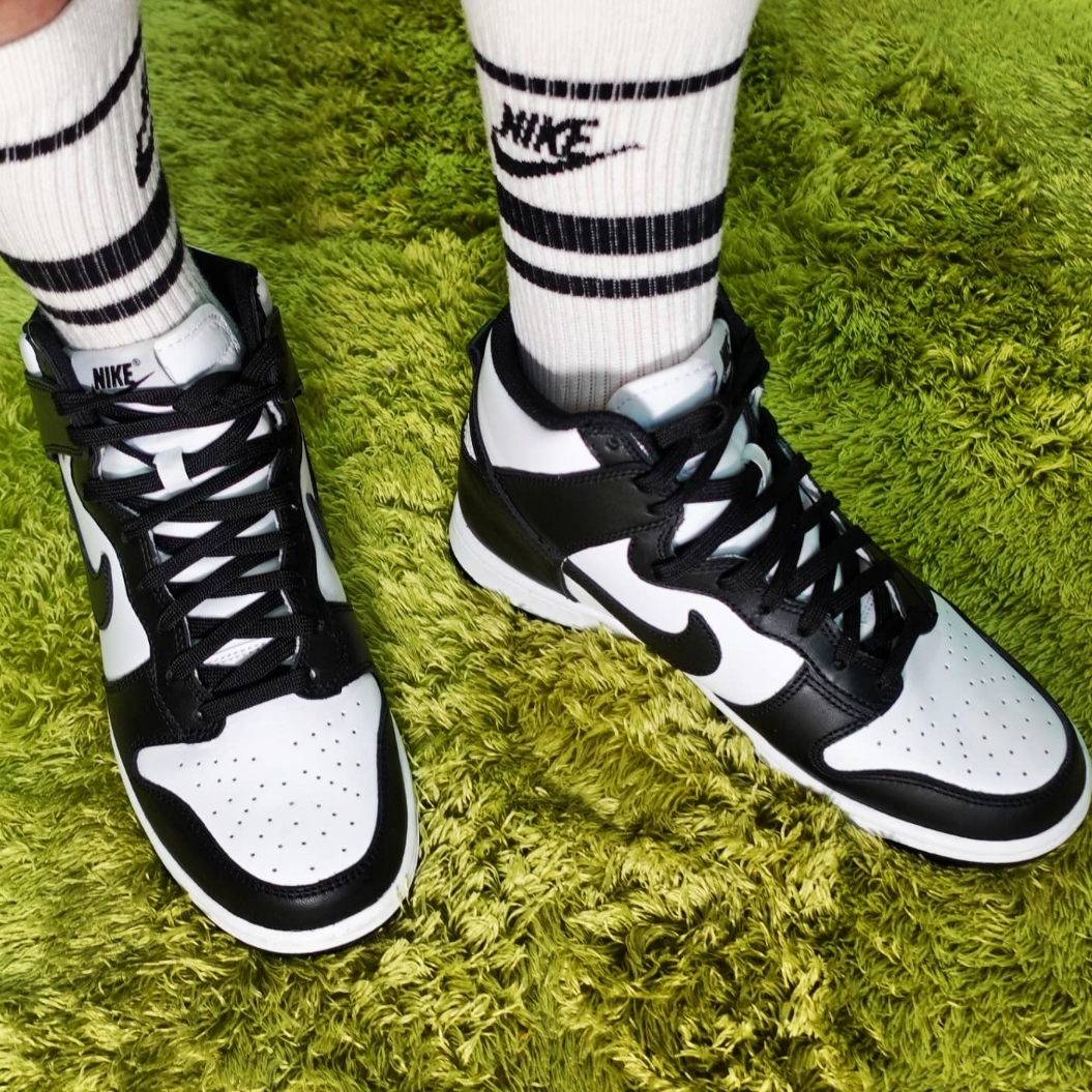 Nike Dunk High Retro Championship White 착용 스타일 - 4