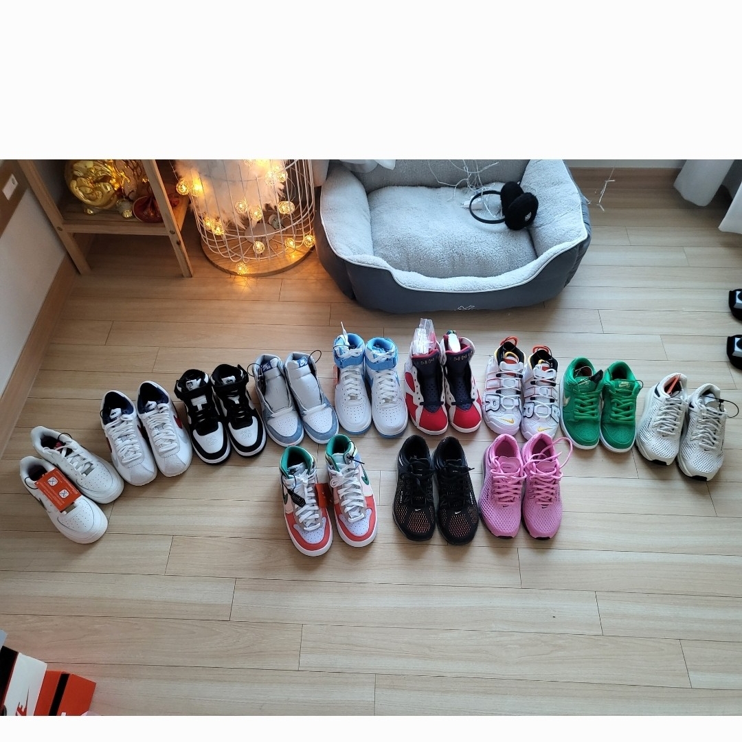 (GS) Nike Air More Uptempo Rayguns 착용 스타일
