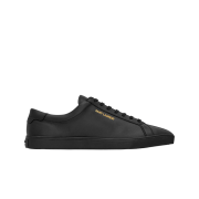 Saint Laurent Andy Sneakers in Leather Black