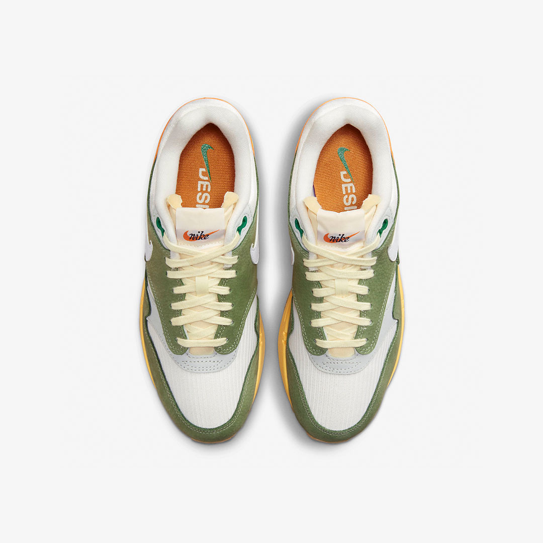 Nike x Patta Air Max 1 Noise Aqua, Nike x Kasina Air Max 1 SP Won-Ang Orange 착용 스타일 - 4