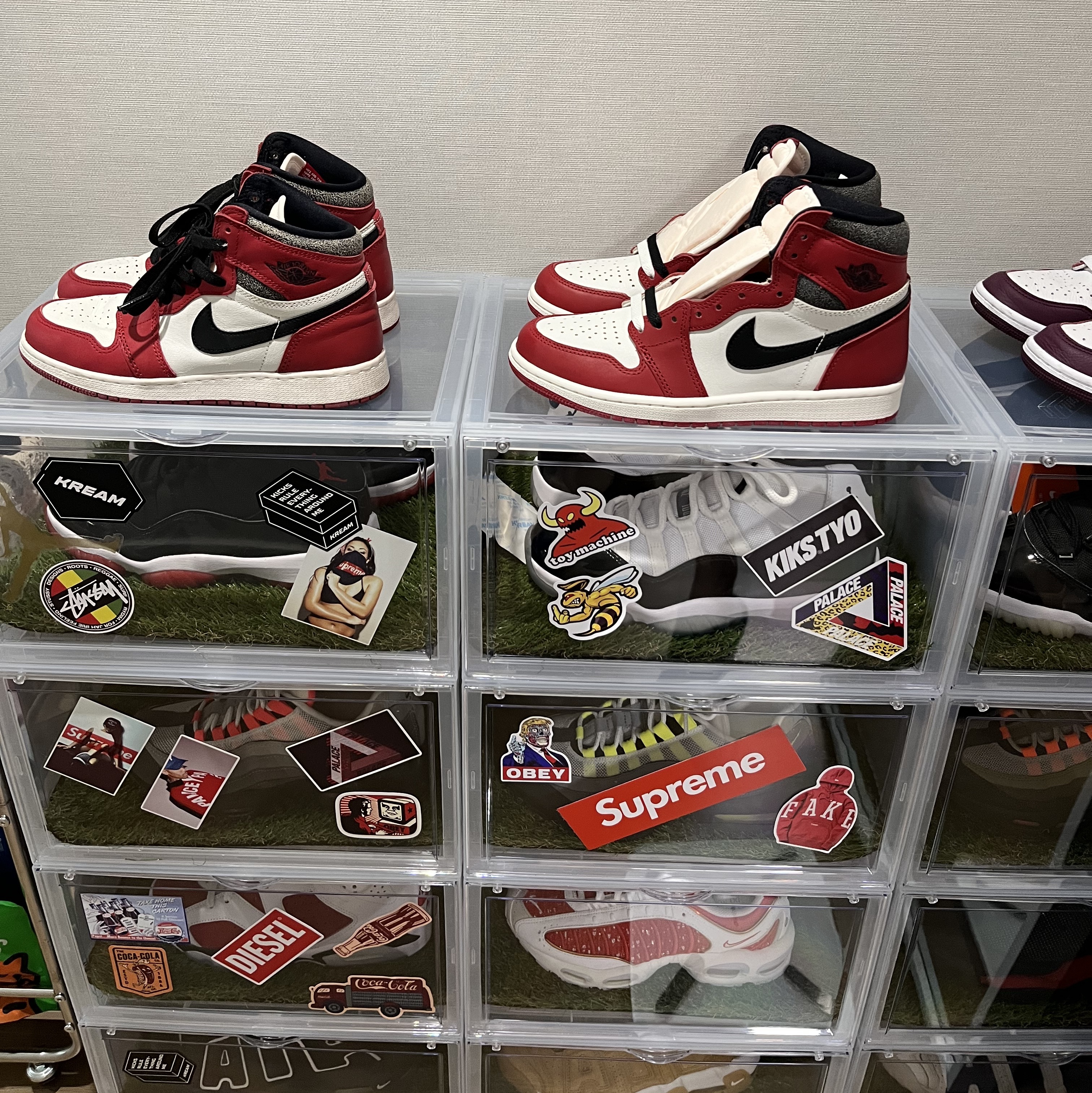 Jordan 1 Retro High OG Chicago 2022, (GS) Jordan 1 Retro High OG Chicago 2022 착용 스타일 - 1