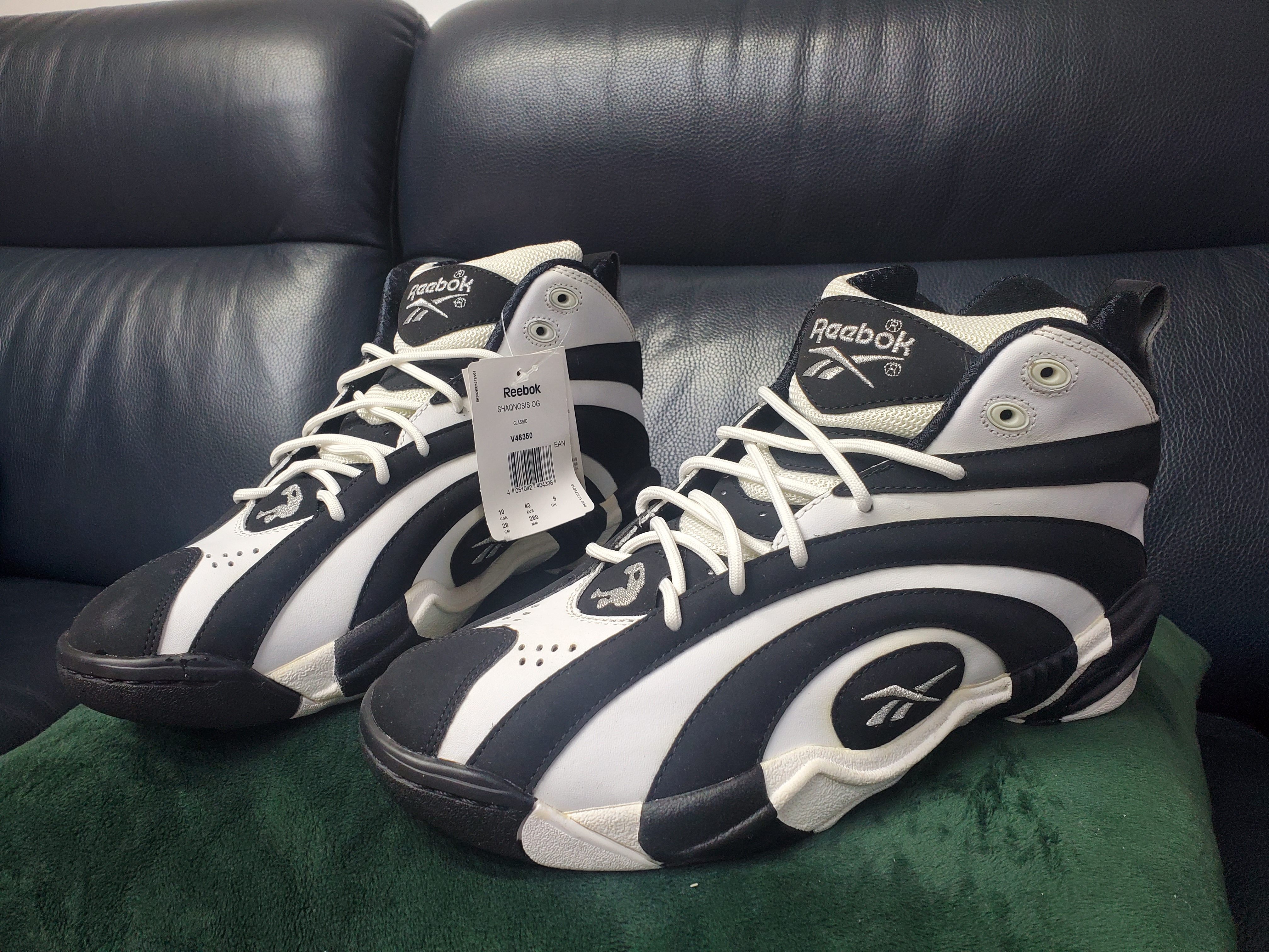 Reebok Shaqnosis Black White 2020, Nike Air More Uptempo Olympic 2020 착용 스타일 - 1