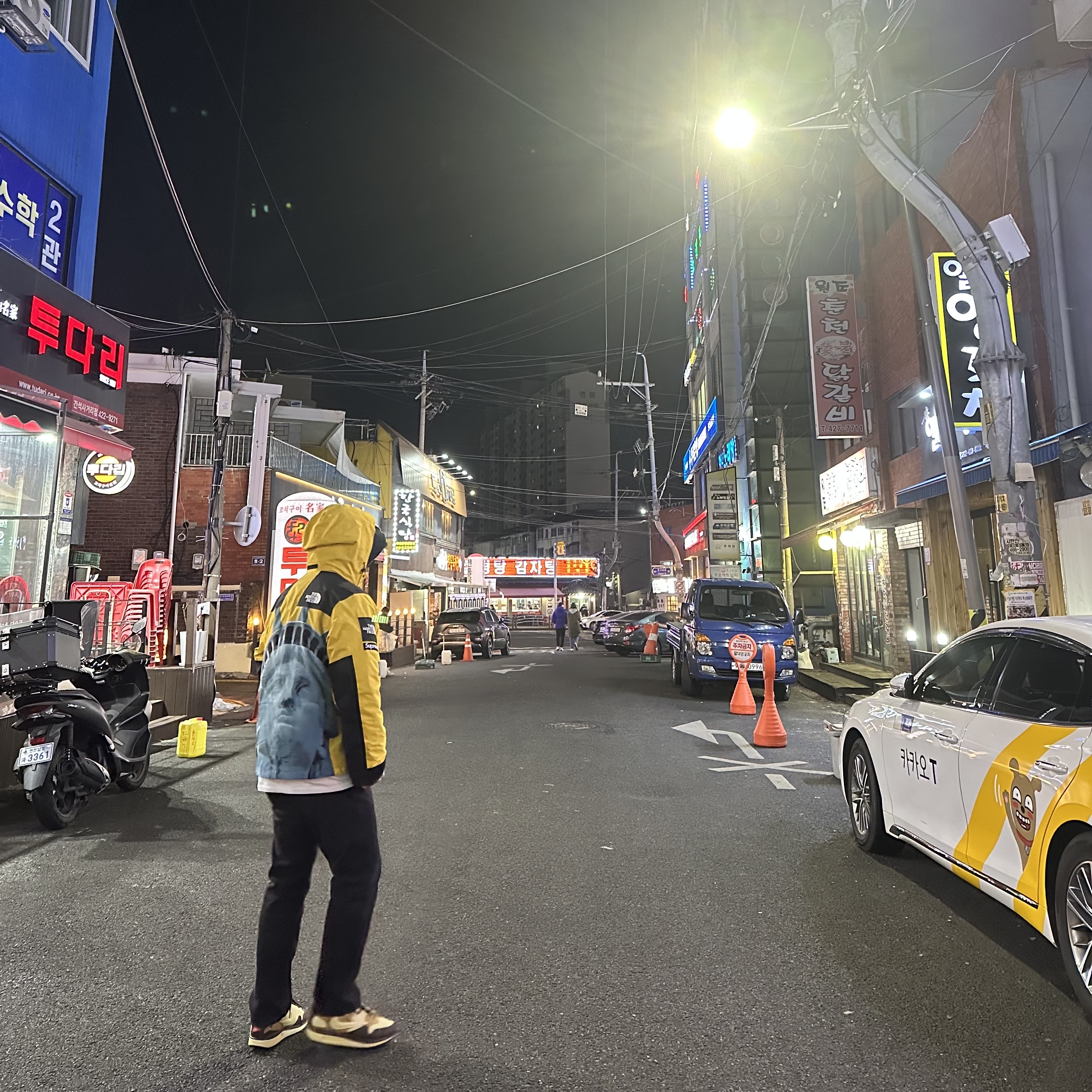 Supreme x The North Face Statue of Liberty Mountain Jacket Yellow - 19FW, Nike x Travis Scott Air Max 1 Cact.us Brown 착용 스타일 - 3