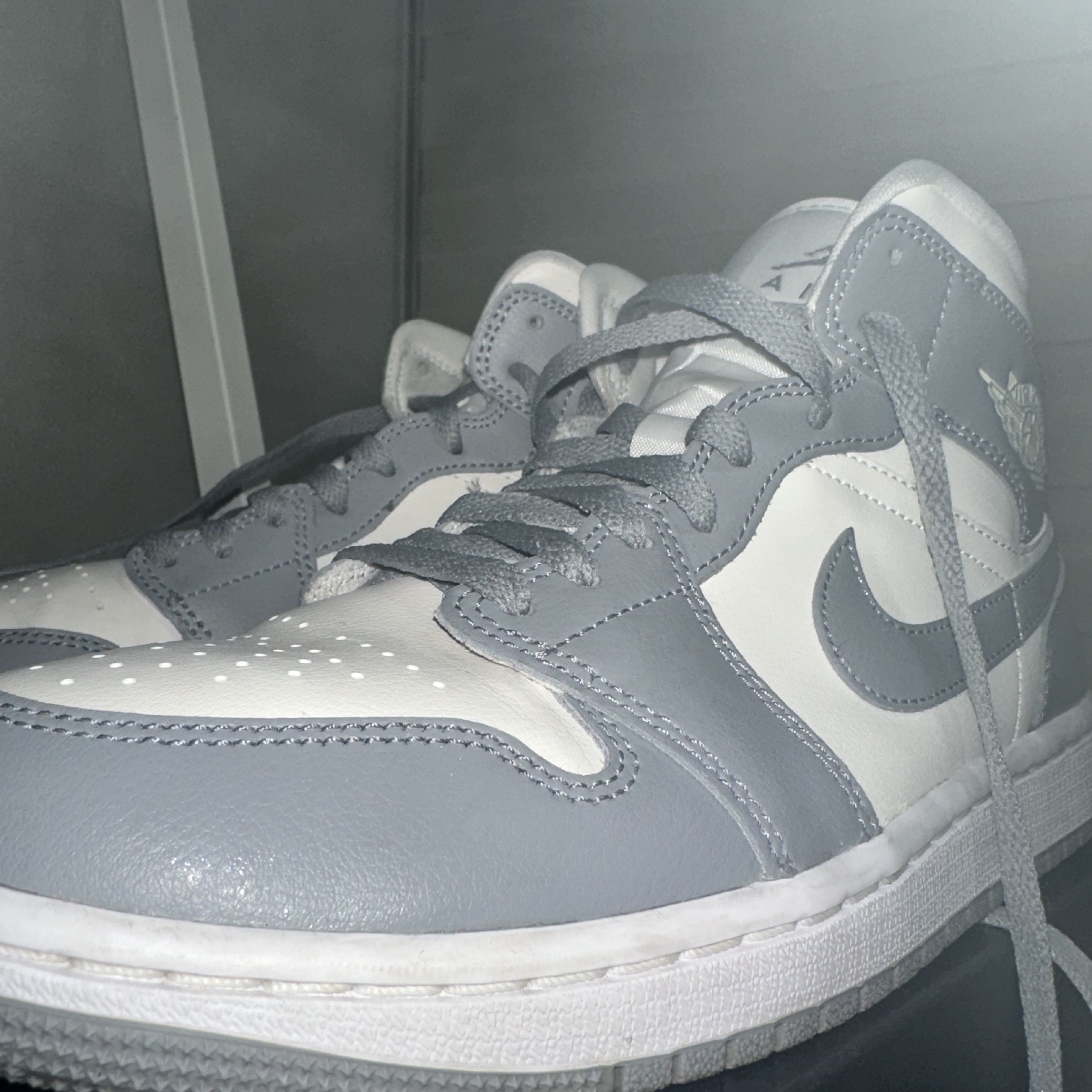 (W) Jordan 1 Mid Sail Stealth 착용 스타일 - 2
