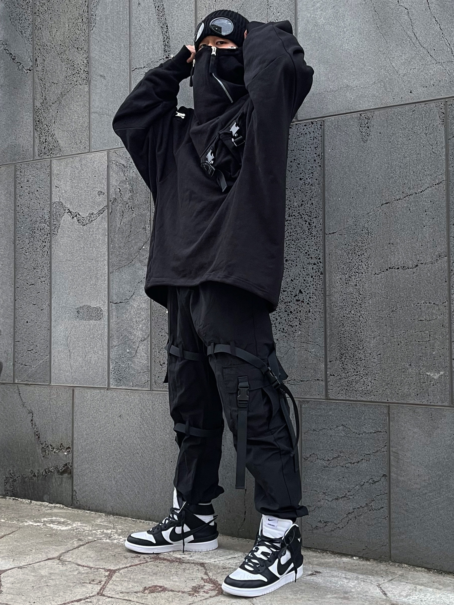 Nike x Ambush Dunk High Black 착용 스타일