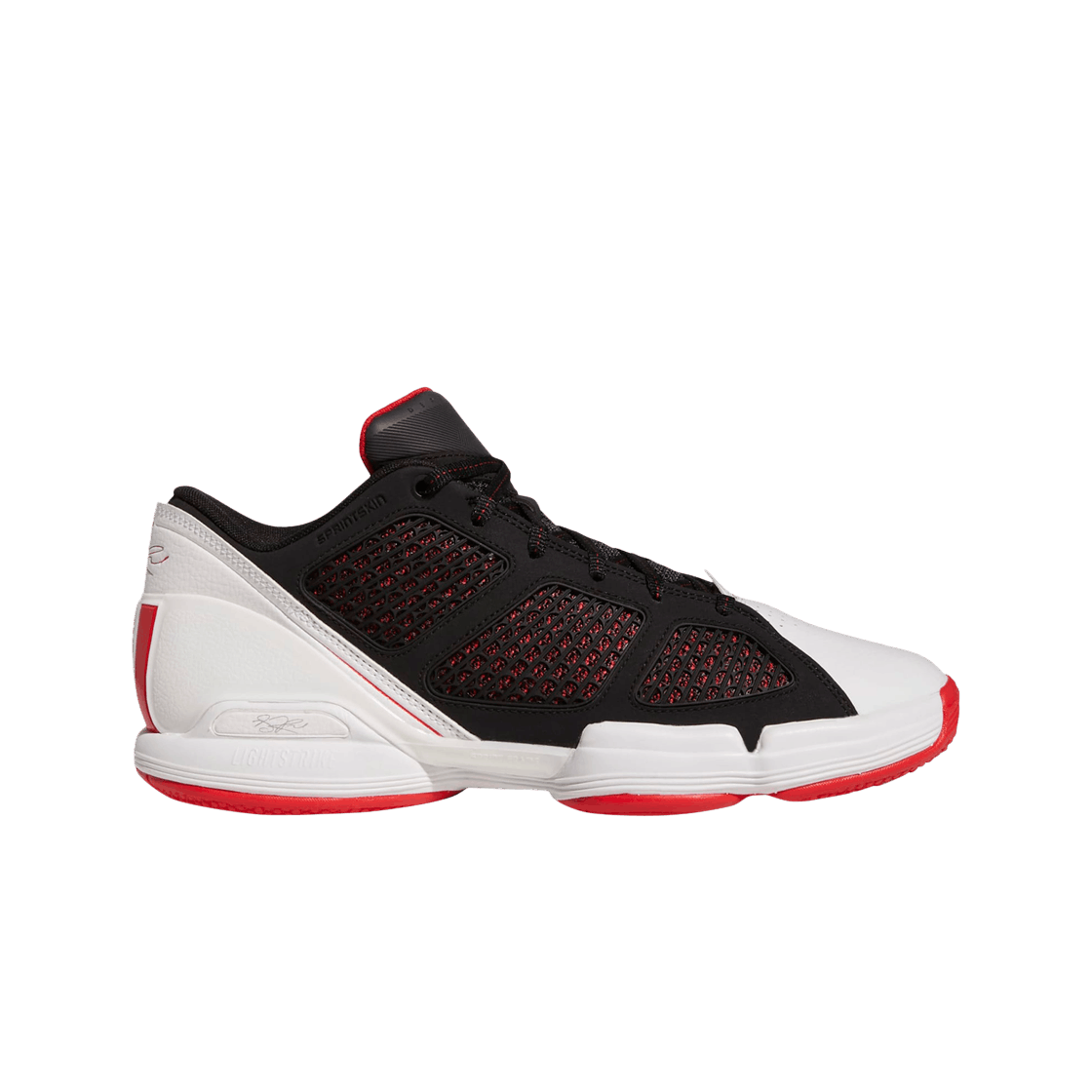 아디다스 아디제로 로즈 1.5 레스토모드 코어 블랙 비비드 레드(Adidas Adizero Rose 1 .5 Low Restomod Core Black Vivid Red) - 1