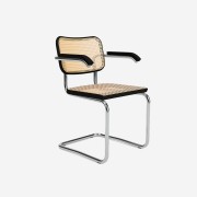 Knoll Cesca Chair Satin Black