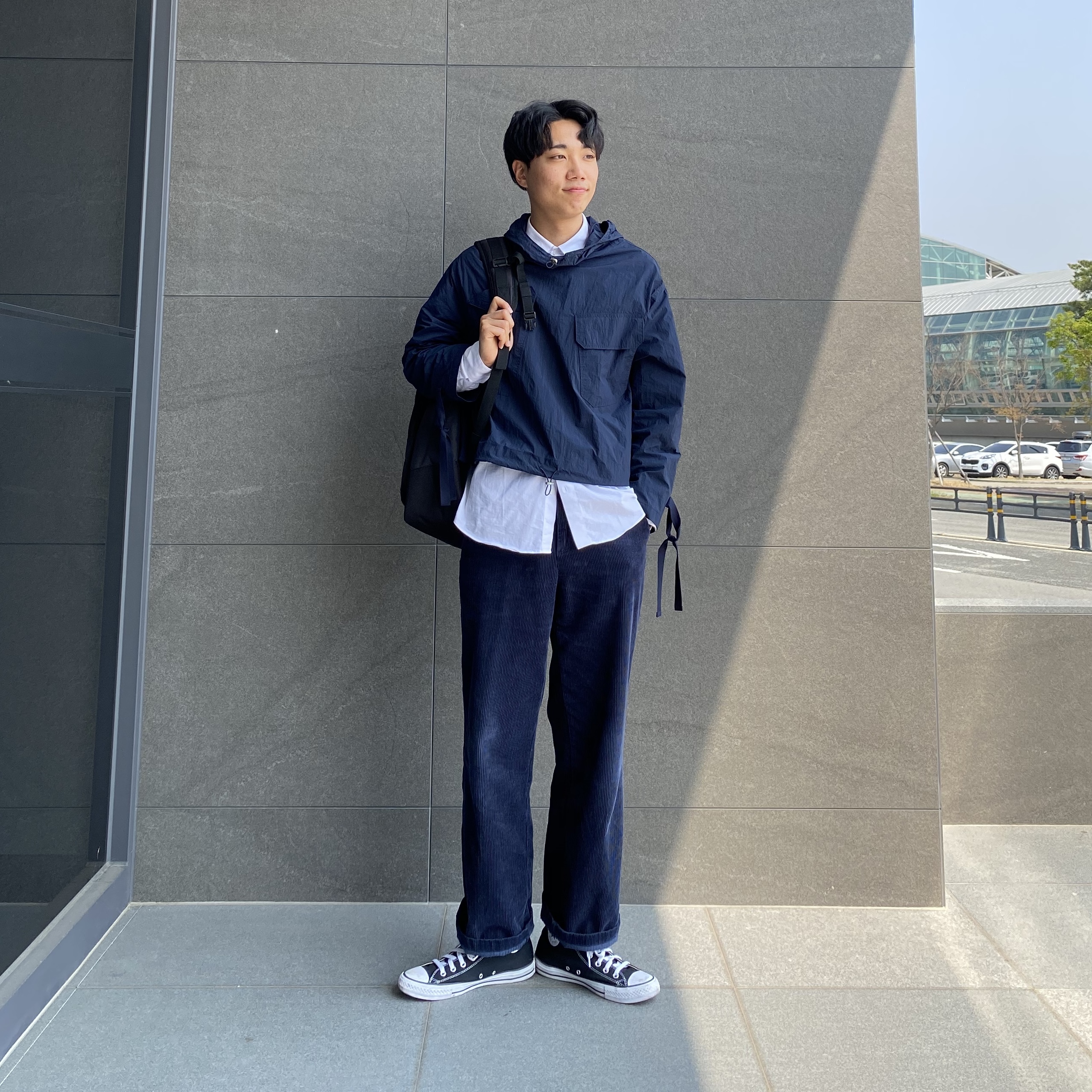Converse Chuck 70 Hi Black 착용 스타일