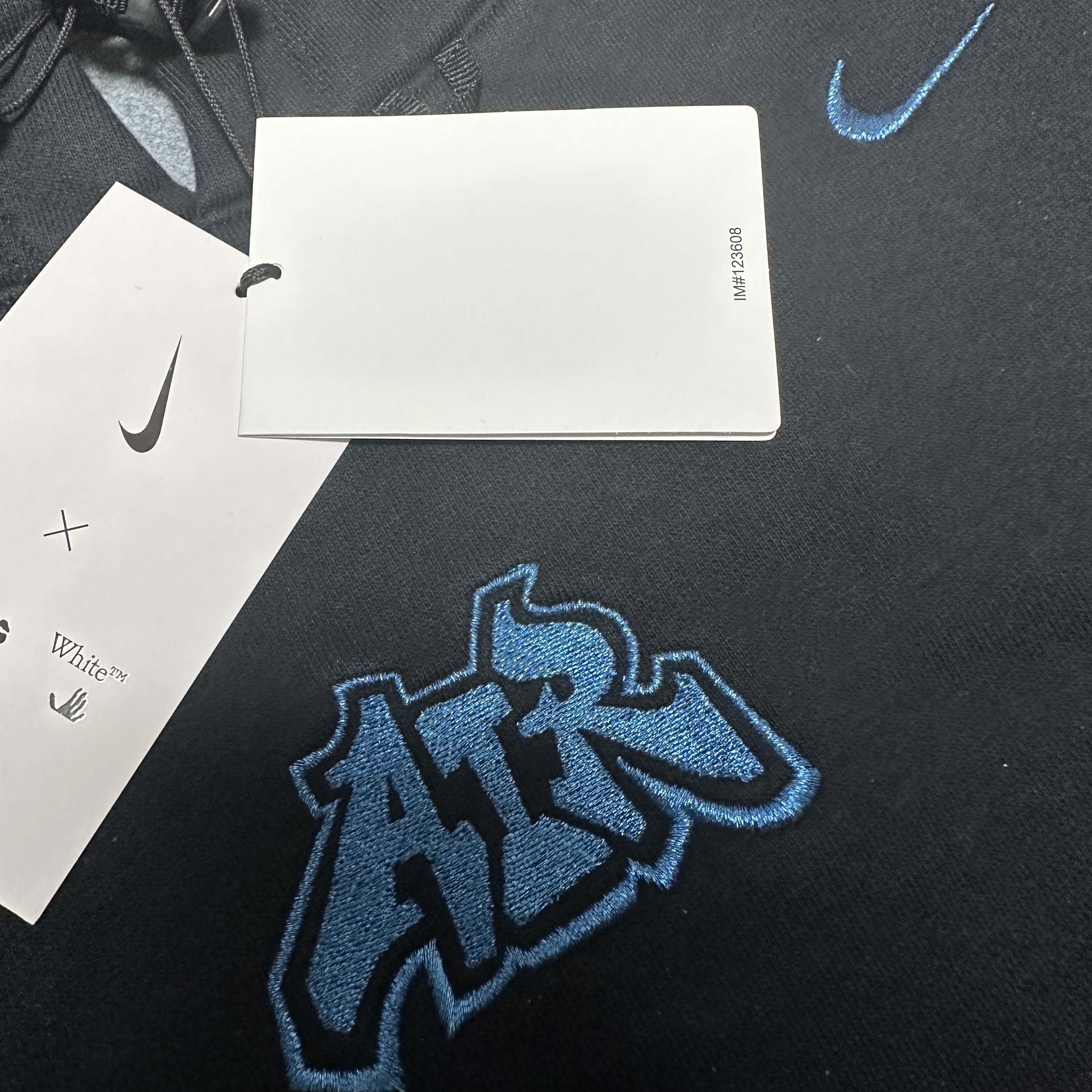 Nike x Off-White NRG Fleece Hoodie Black - Asia 착용 스타일