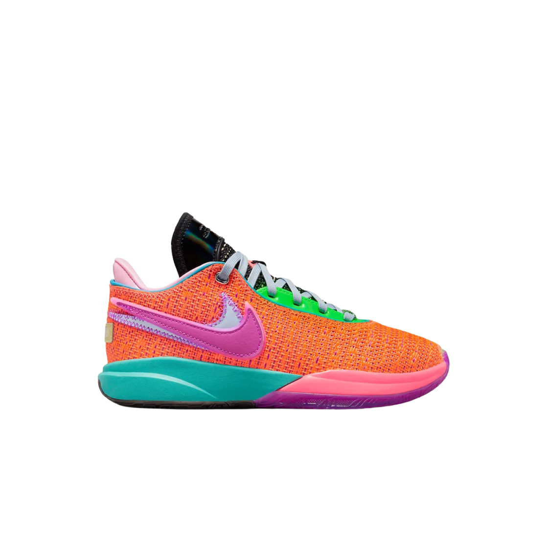 (GS) 나이키 르브론 20 토탈 오렌지 앤 비비드 퍼플((GS) Nike LeBron XX Total Orange and Vivid Purple) - 1