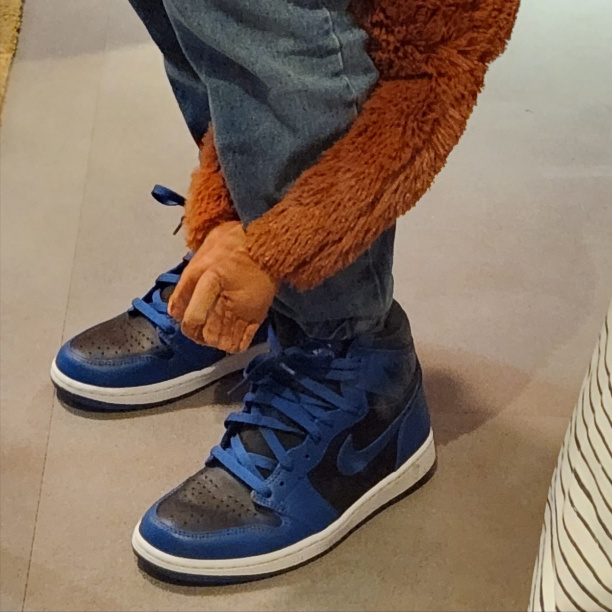 Jordan 1 Retro High OG Dark Marina Blue 착용 스타일