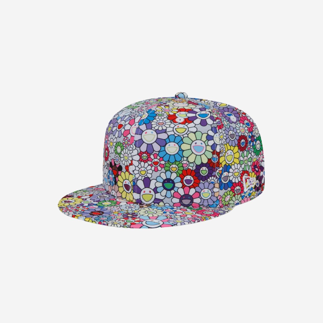 New Era x Murakami Takashi Ohana All Over Flower 59FIFTY White 상세 이미지 1