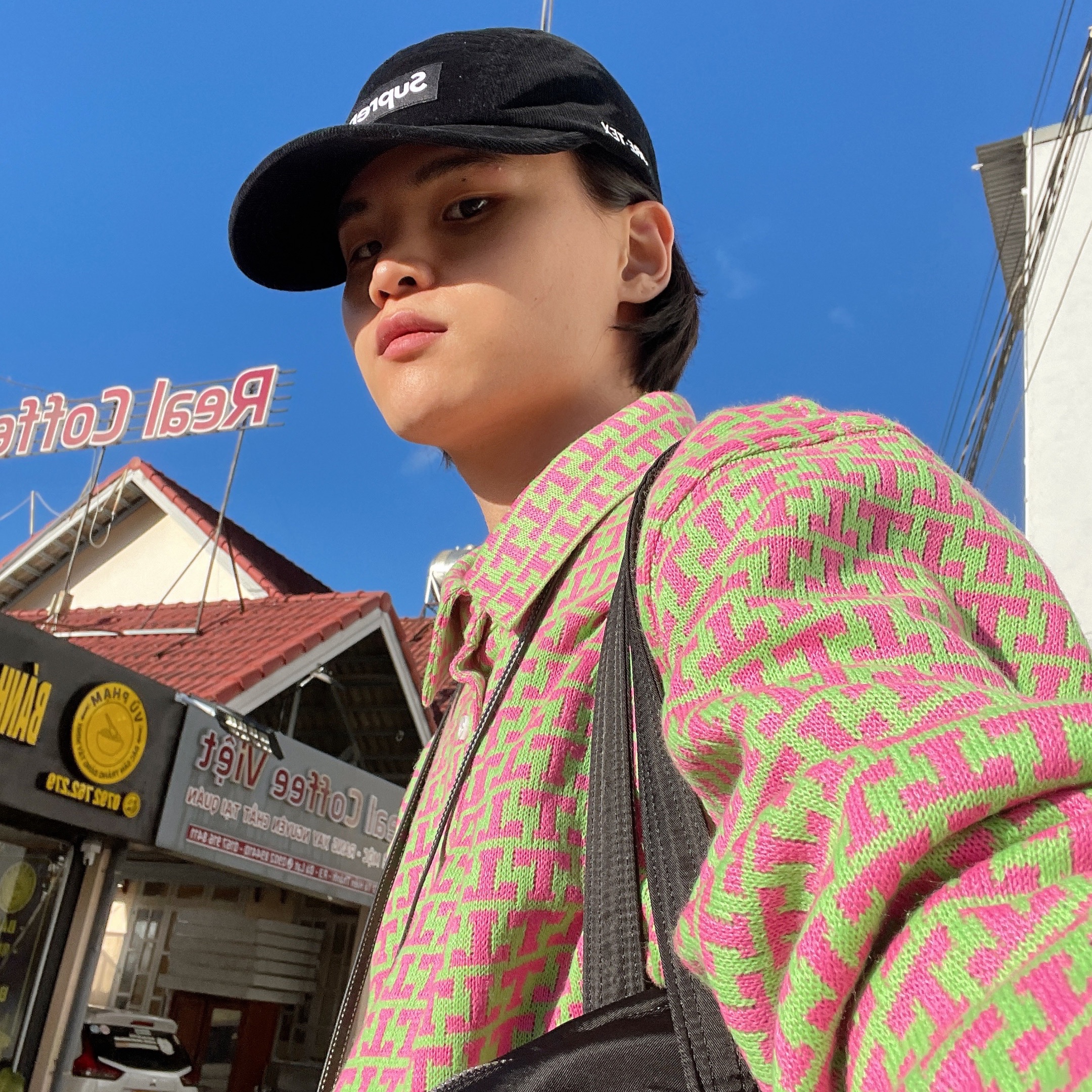 Supreme Gore-Tex Corduroy Camp Cap Black - 21FW 착용 스타일
