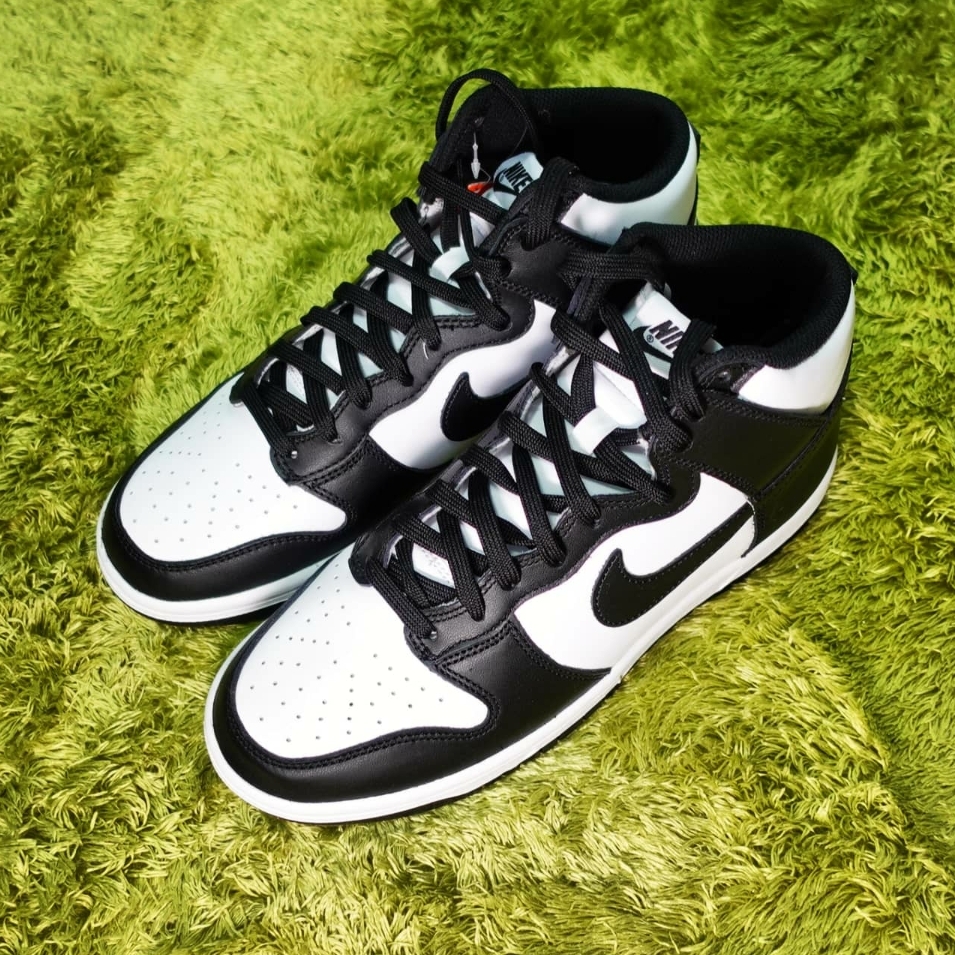 Nike Dunk High Retro Championship White 착용 스타일 - 1
