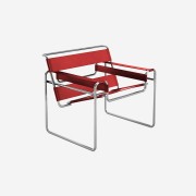 Knoll Wassily Lounge Chair Red