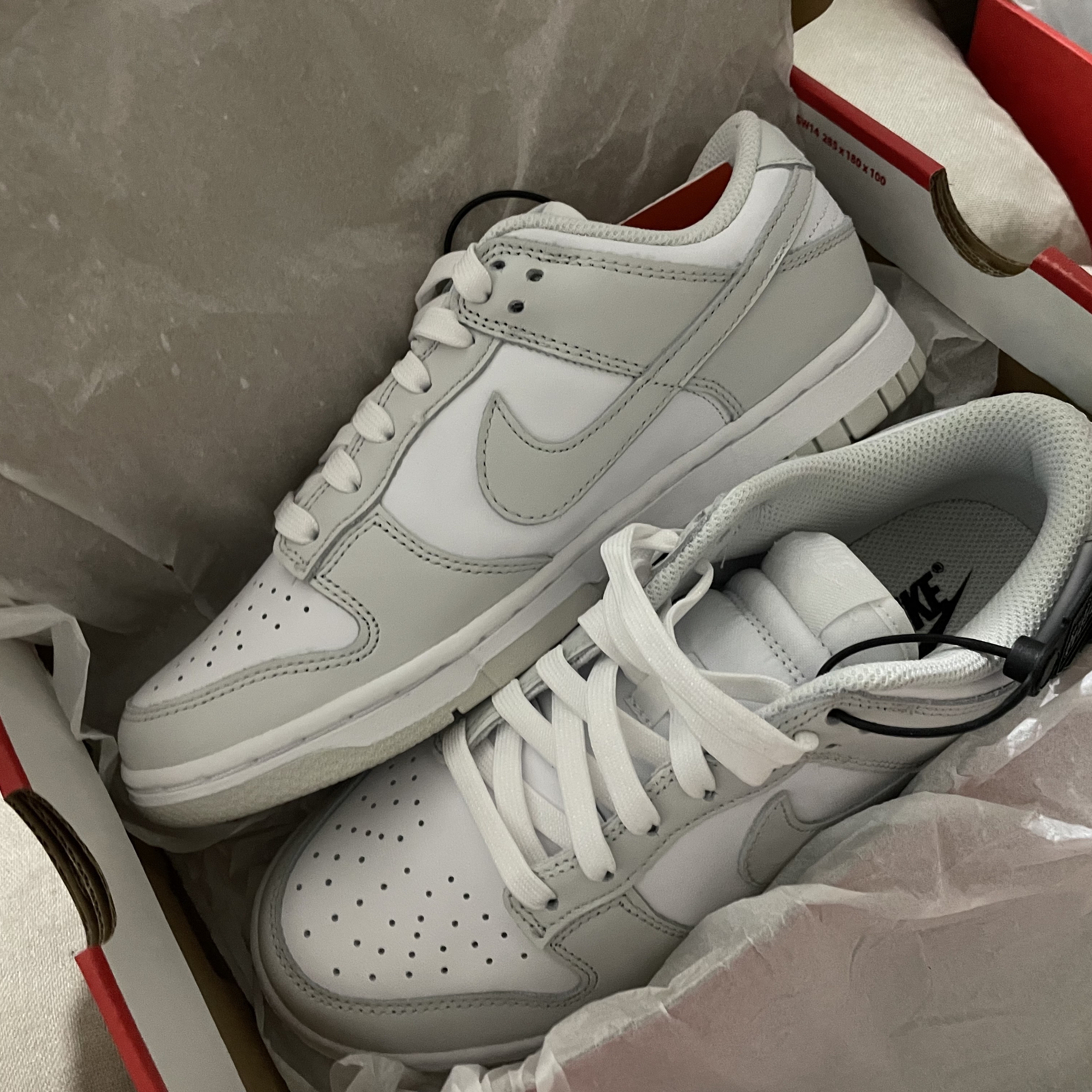 (W) Nike Dunk Low Photon Dust 착용 스타일