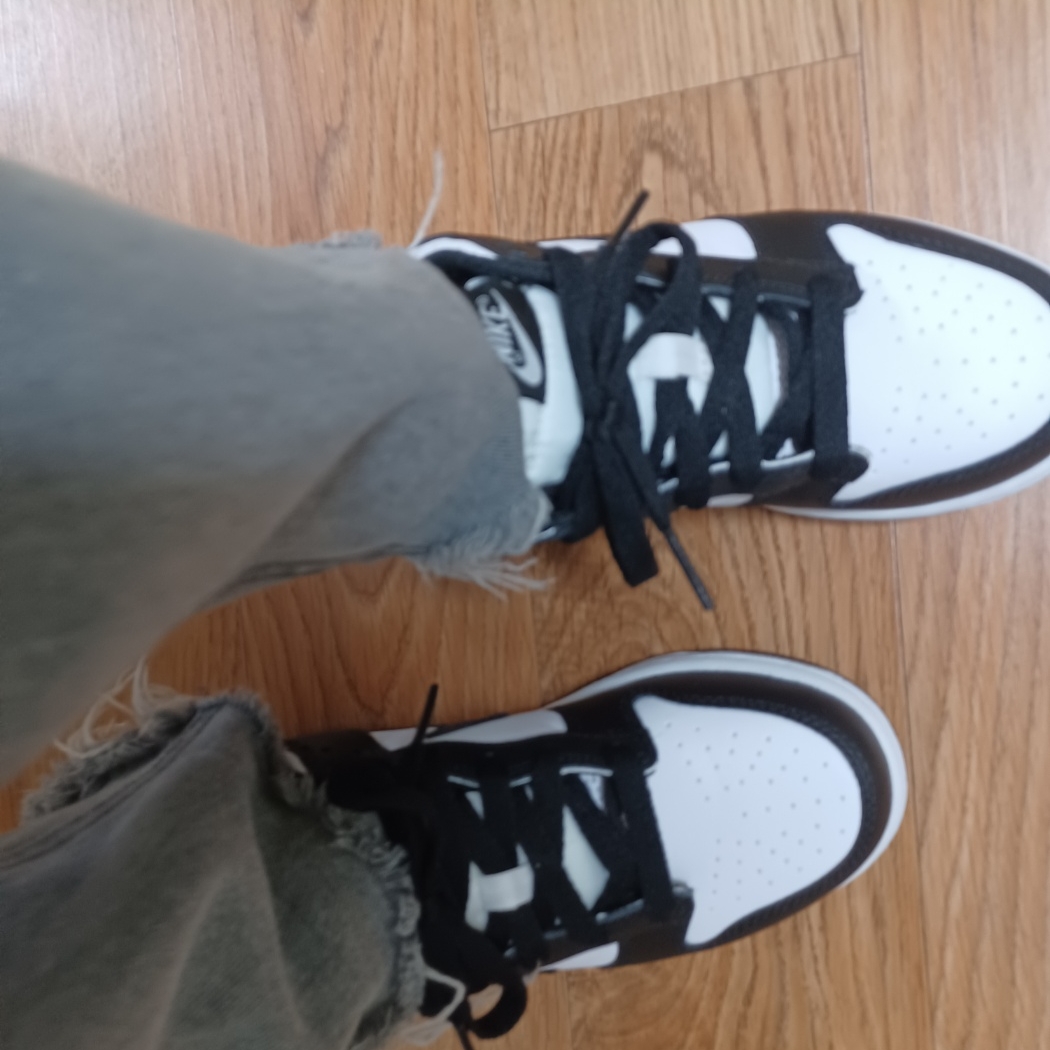 (PS) Nike Dunk Low Black 착용 스타일 - 4