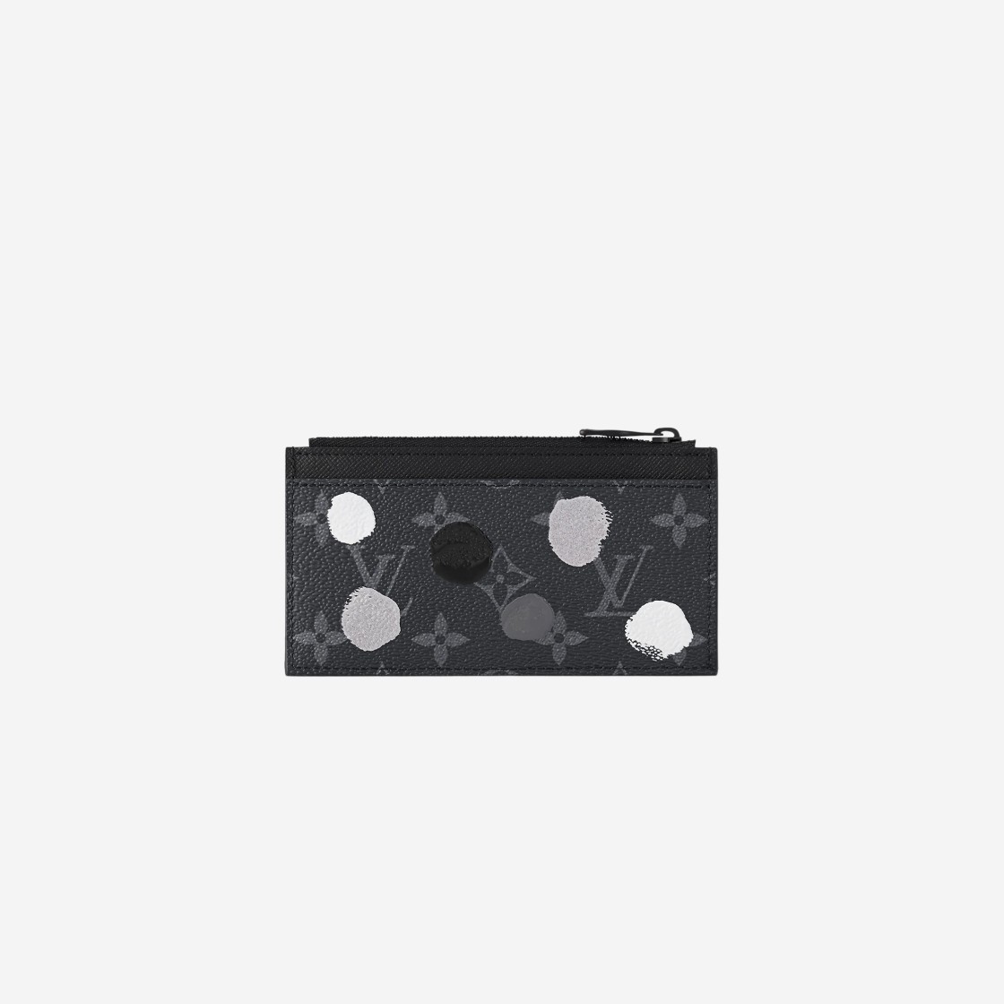 Louis Vuitton x YK Coin Card Holder Black Silver 상세 이미지 3