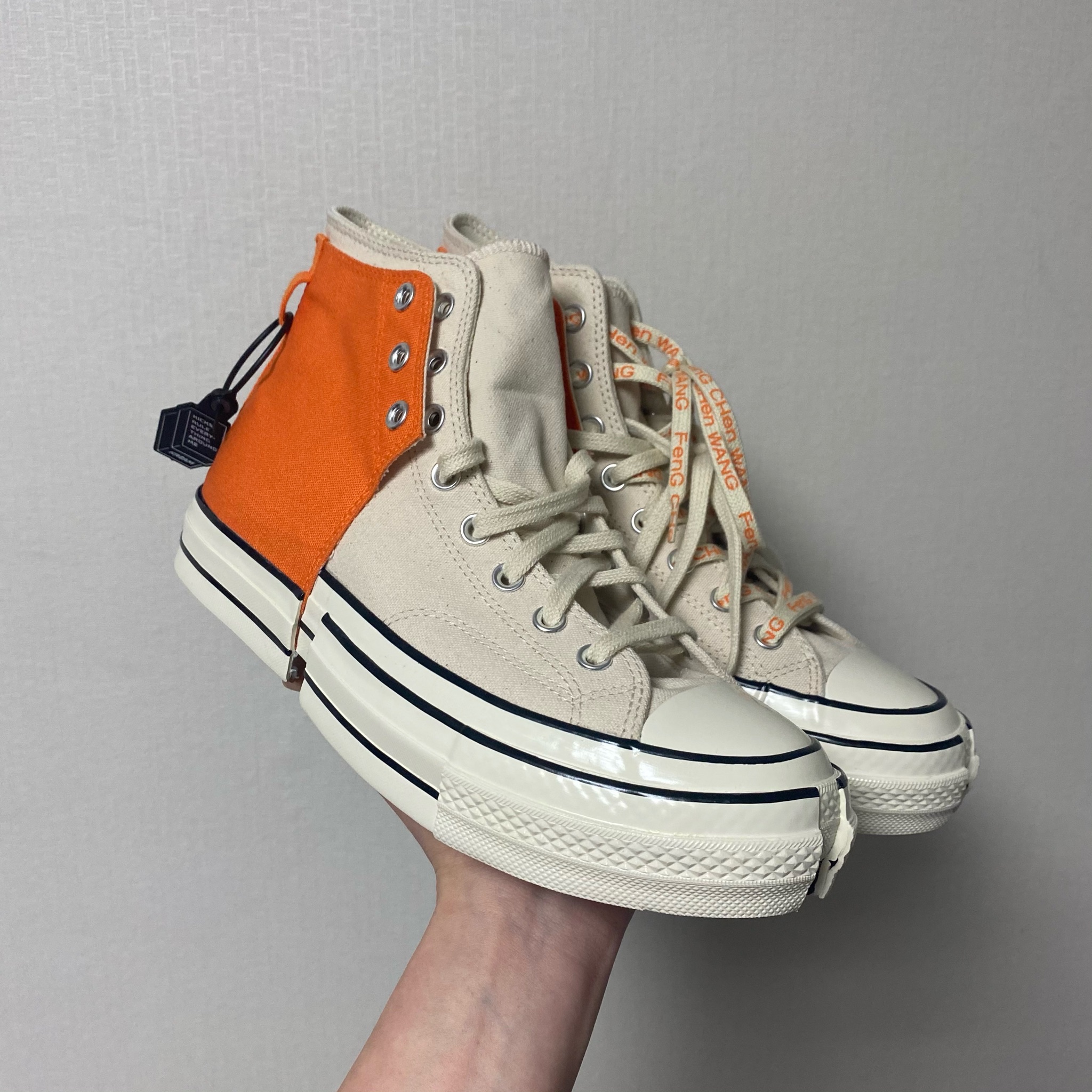 Converse x Feng Chen Wang Chuck 70 2-in-1 Persimmon Orange 착용 스타일 - 2