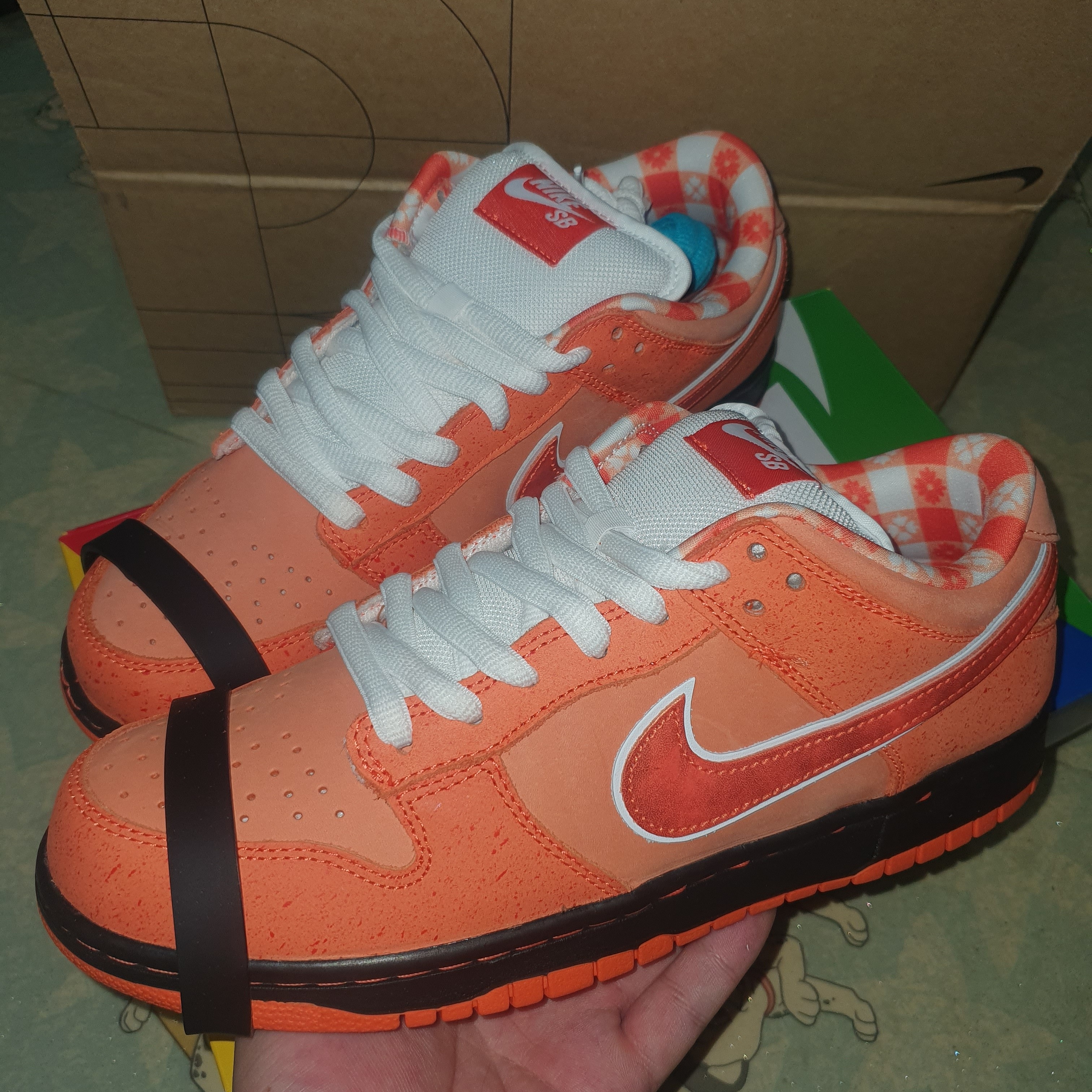 Nike x Concepts SB Dunk Low Orange Lobster (Regular Box) 착용 스타일