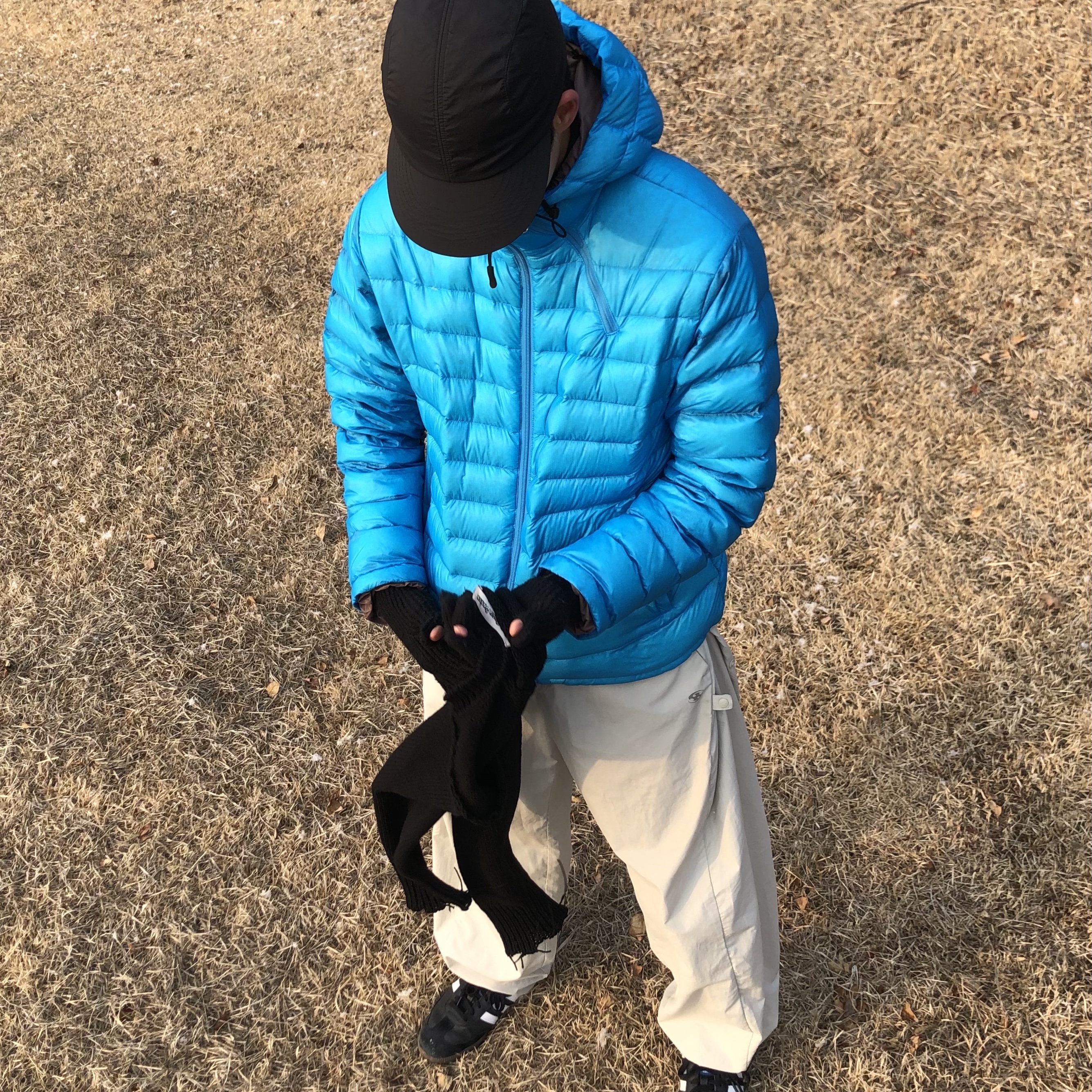 Sansan Gear Side Snap Pants Ice Beige - 22FW, Adidas Samba ADV Black 착용 스타일 - 2