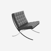 Knoll Barcelona Chair Black