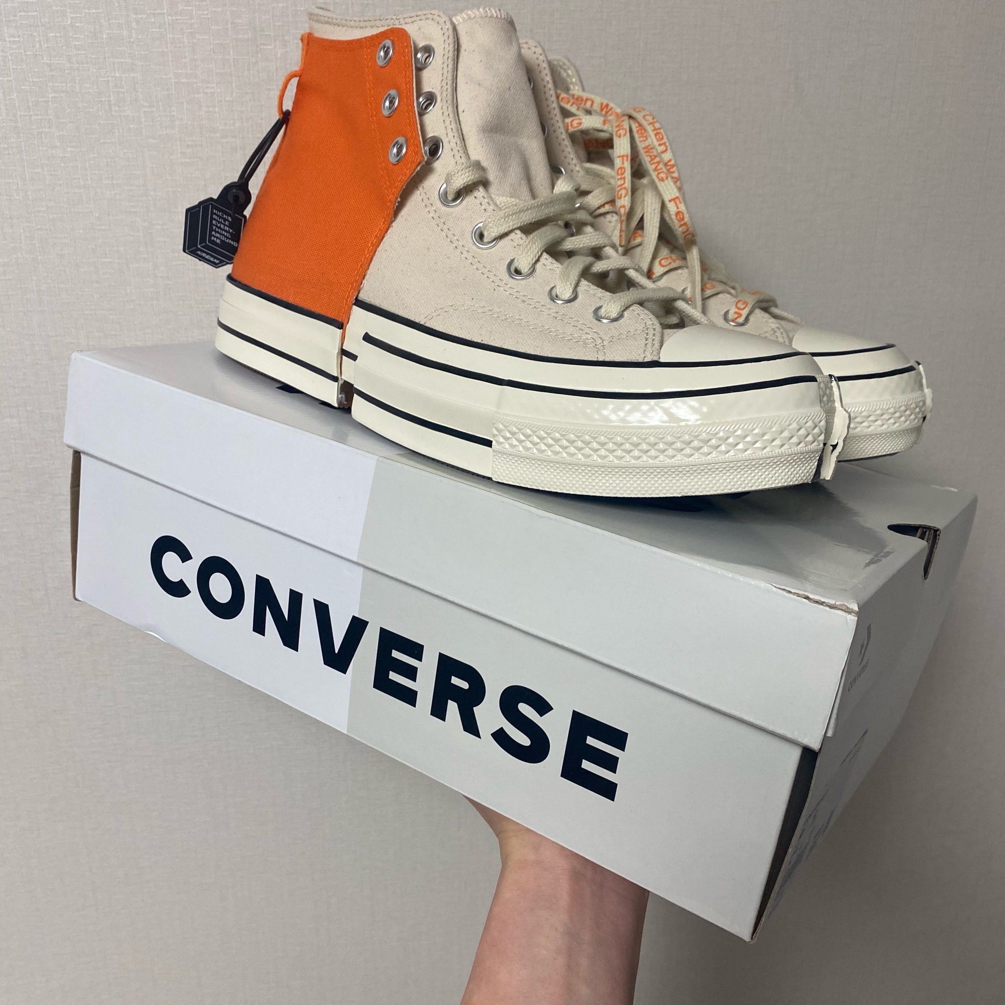Converse x Feng Chen Wang Chuck 70 2-in-1 Persimmon Orange 착용 스타일 - 4