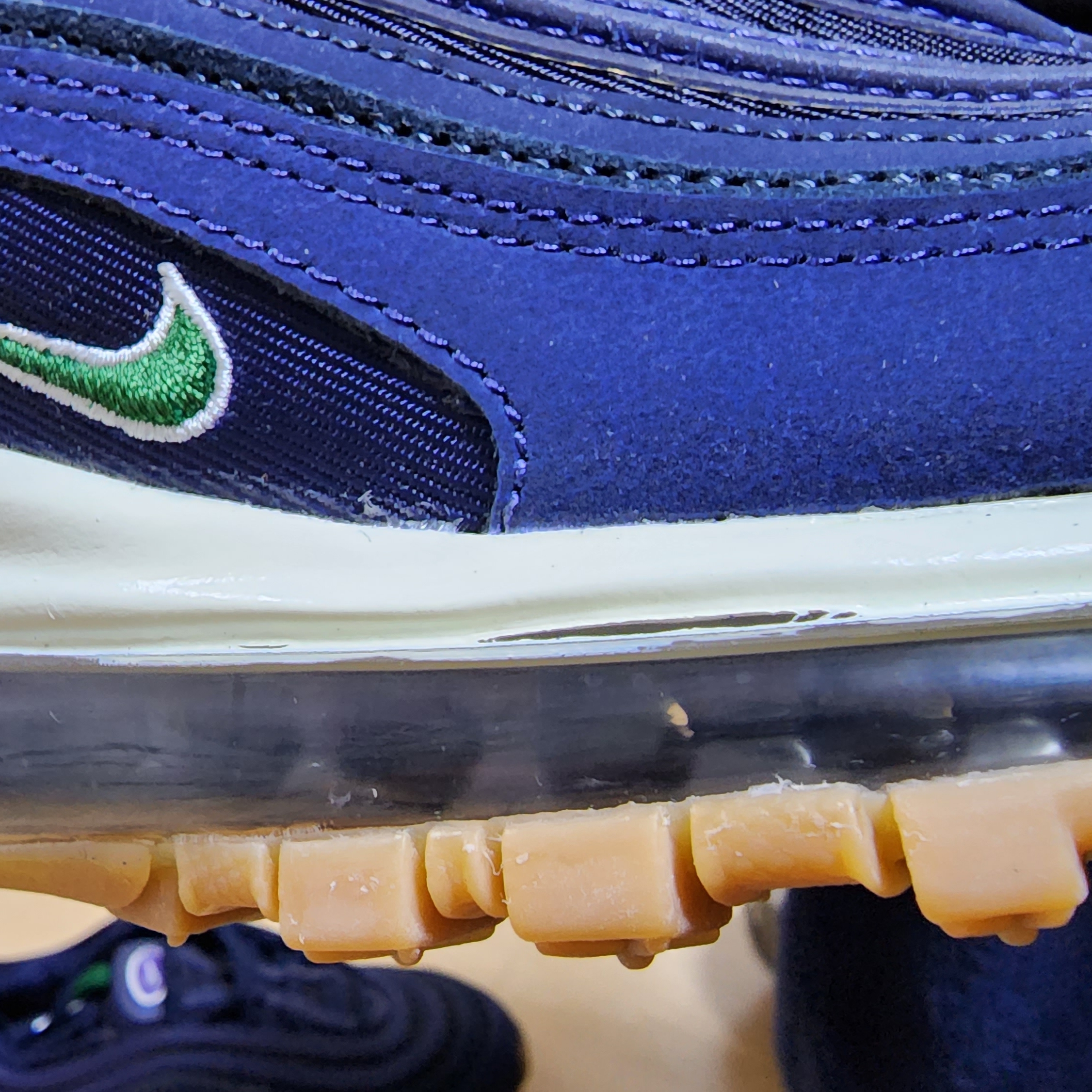 (W) Nike Air Max 97 QS Gorge Green 착용 스타일 - 2