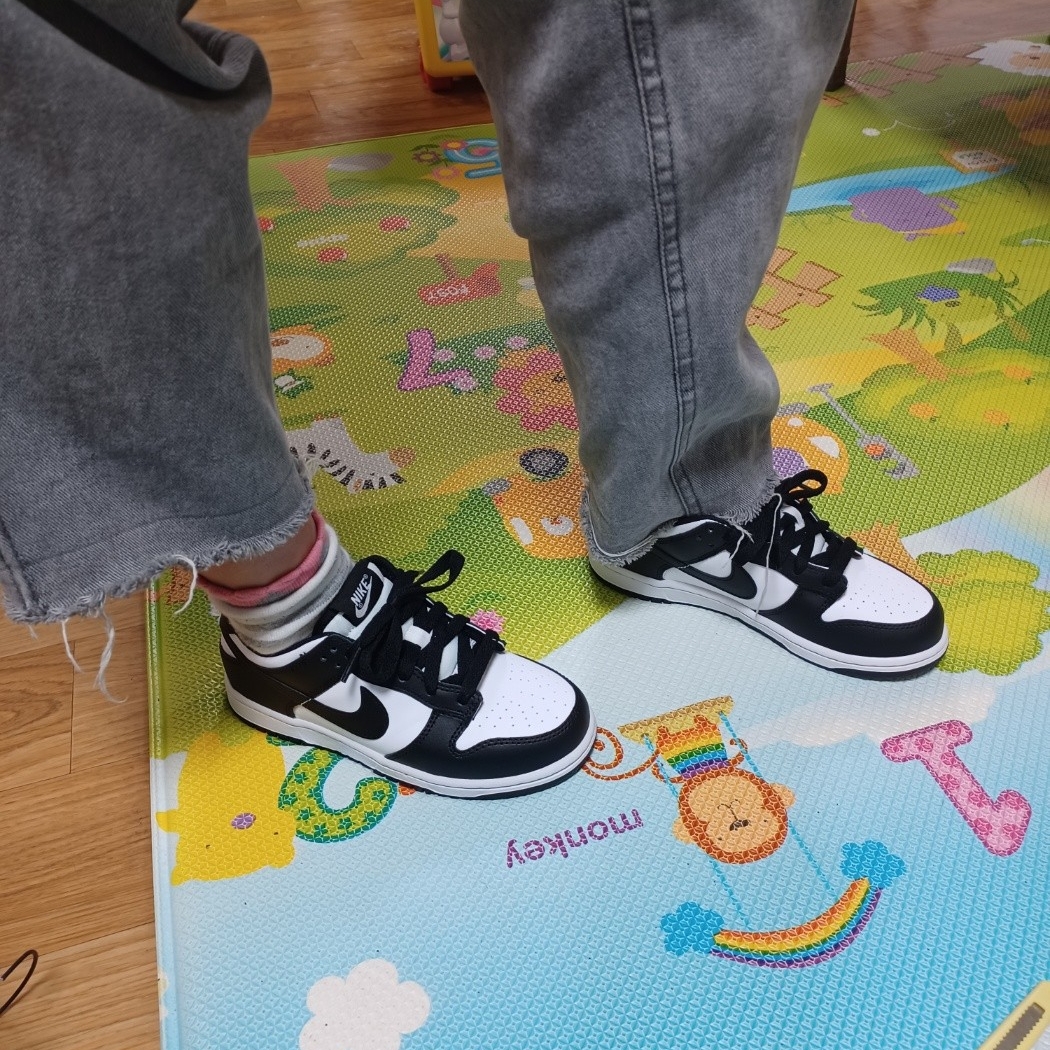 (PS) Nike Dunk Low Black 착용 스타일 - 1