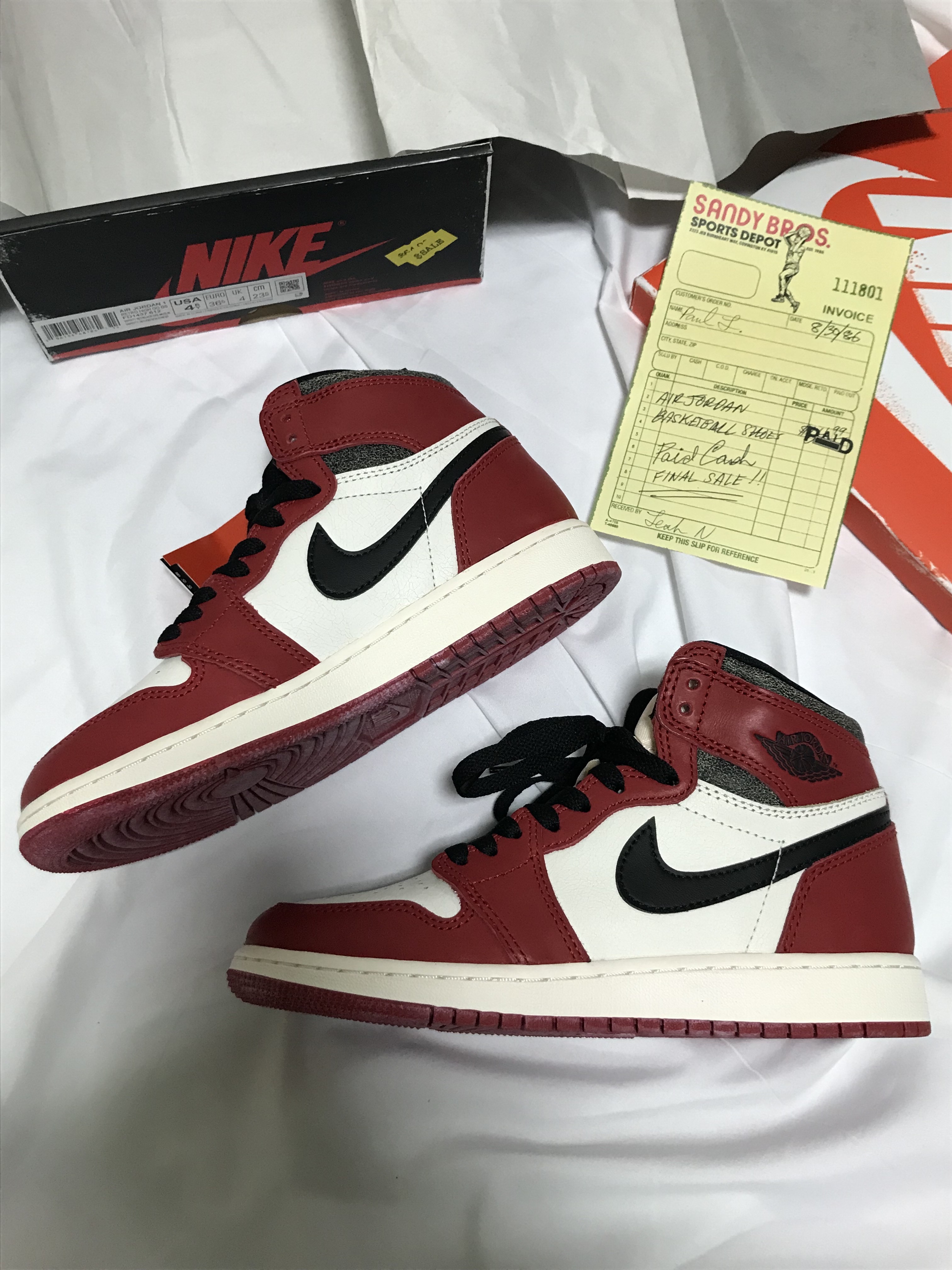 (GS) Jordan 1 Retro High OG Chicago 2022 착용 스타일 - 4
