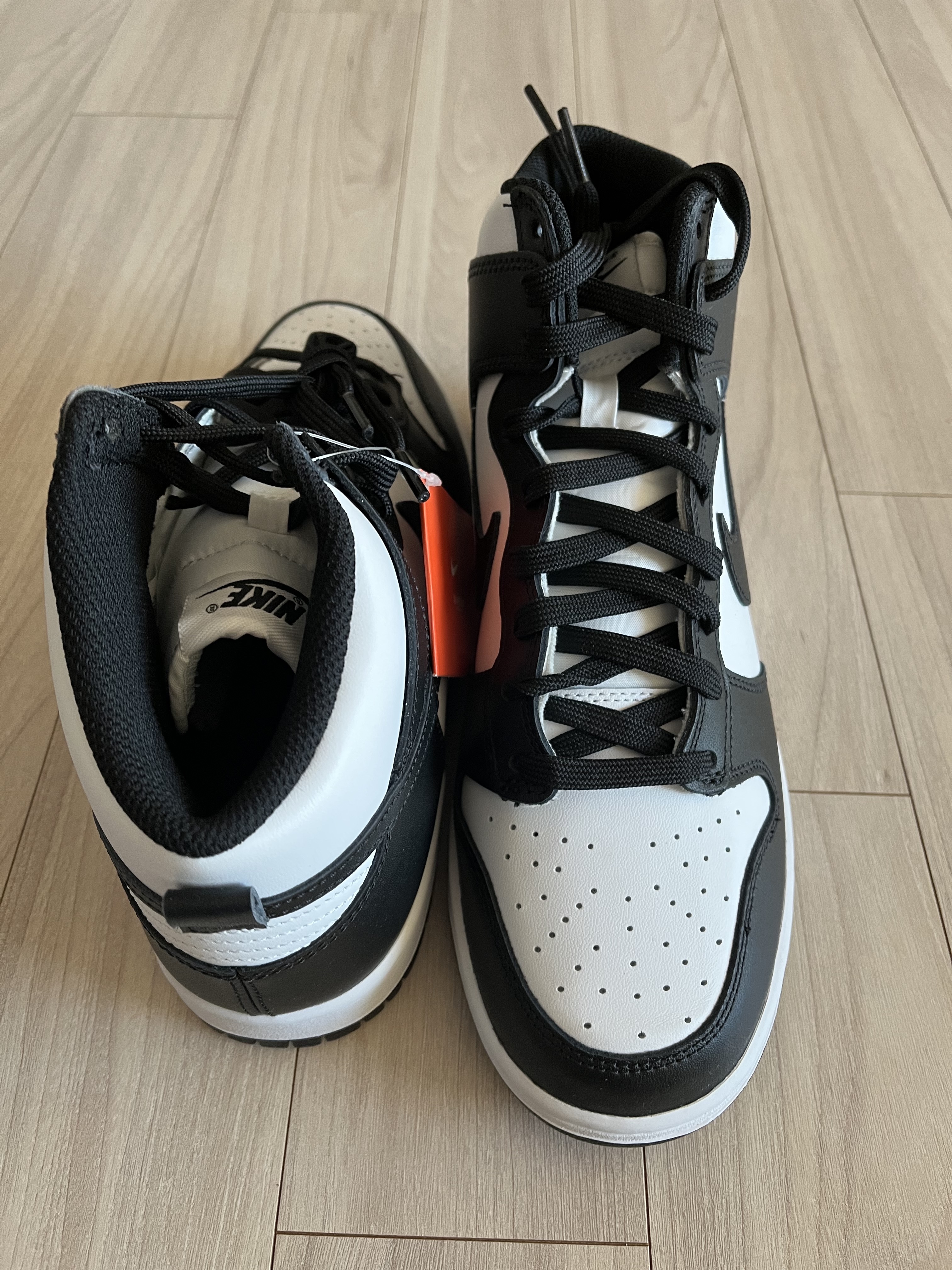 Nike Dunk High Retro Championship White 착용 스타일 - 3