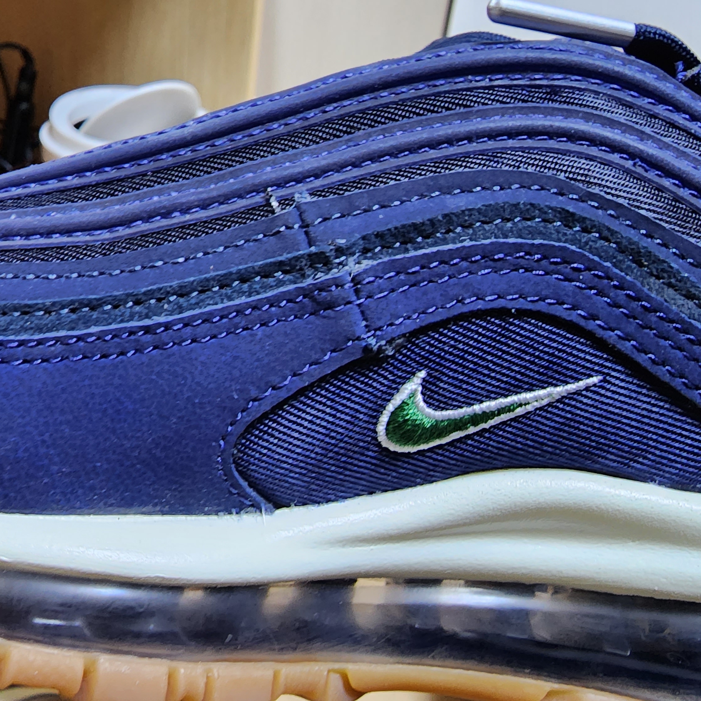 (W) Nike Air Max 97 QS Gorge Green 착용 스타일 - 3