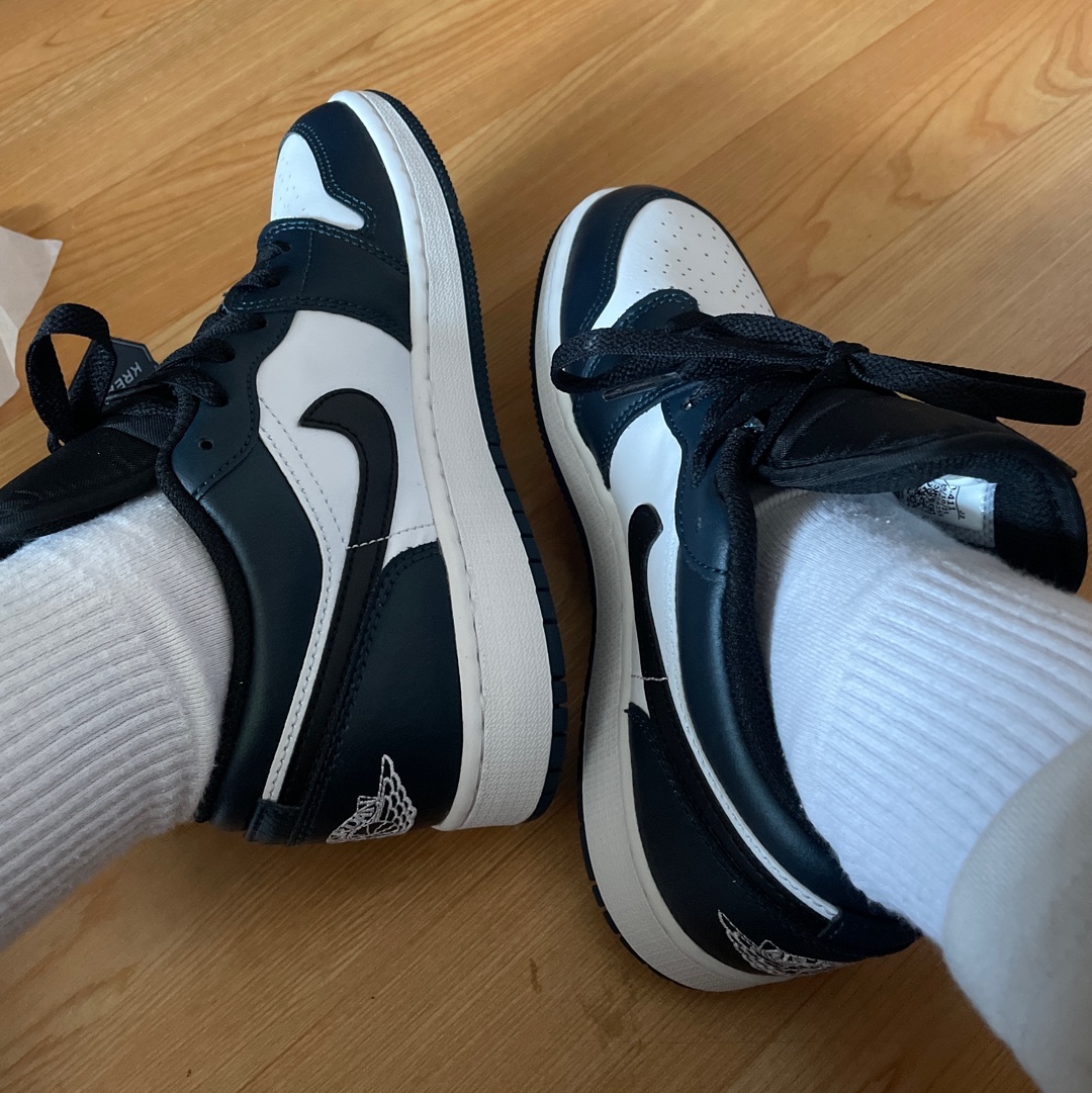 (GS) Jordan 1 Low Armory Navy 착용 스타일