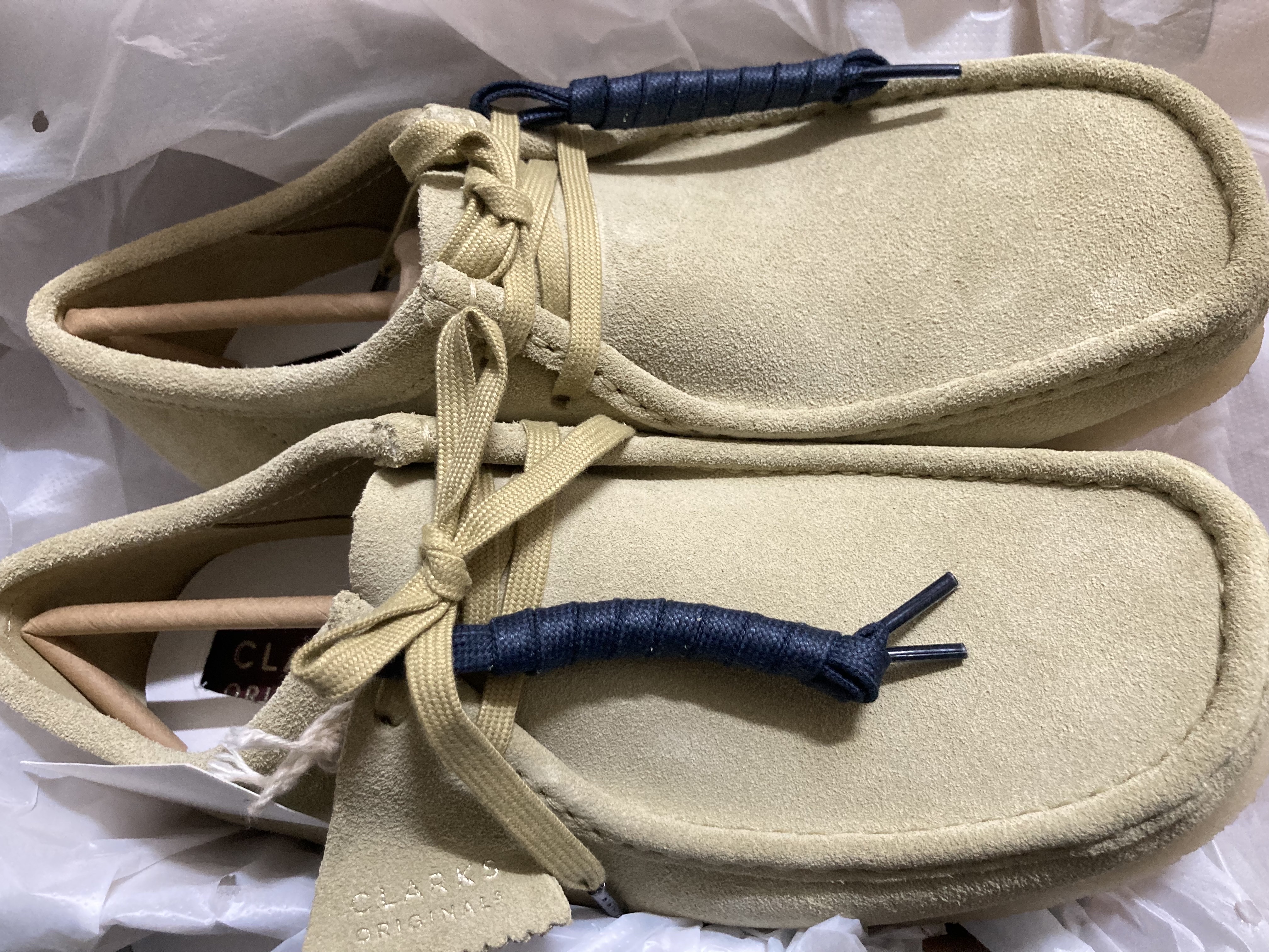 Clarks Wallabee Maple Suede 착용 스타일