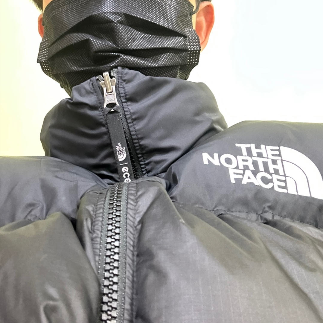 The North Face 1996 Eco Nuptse Jacket Black 착용 스타일