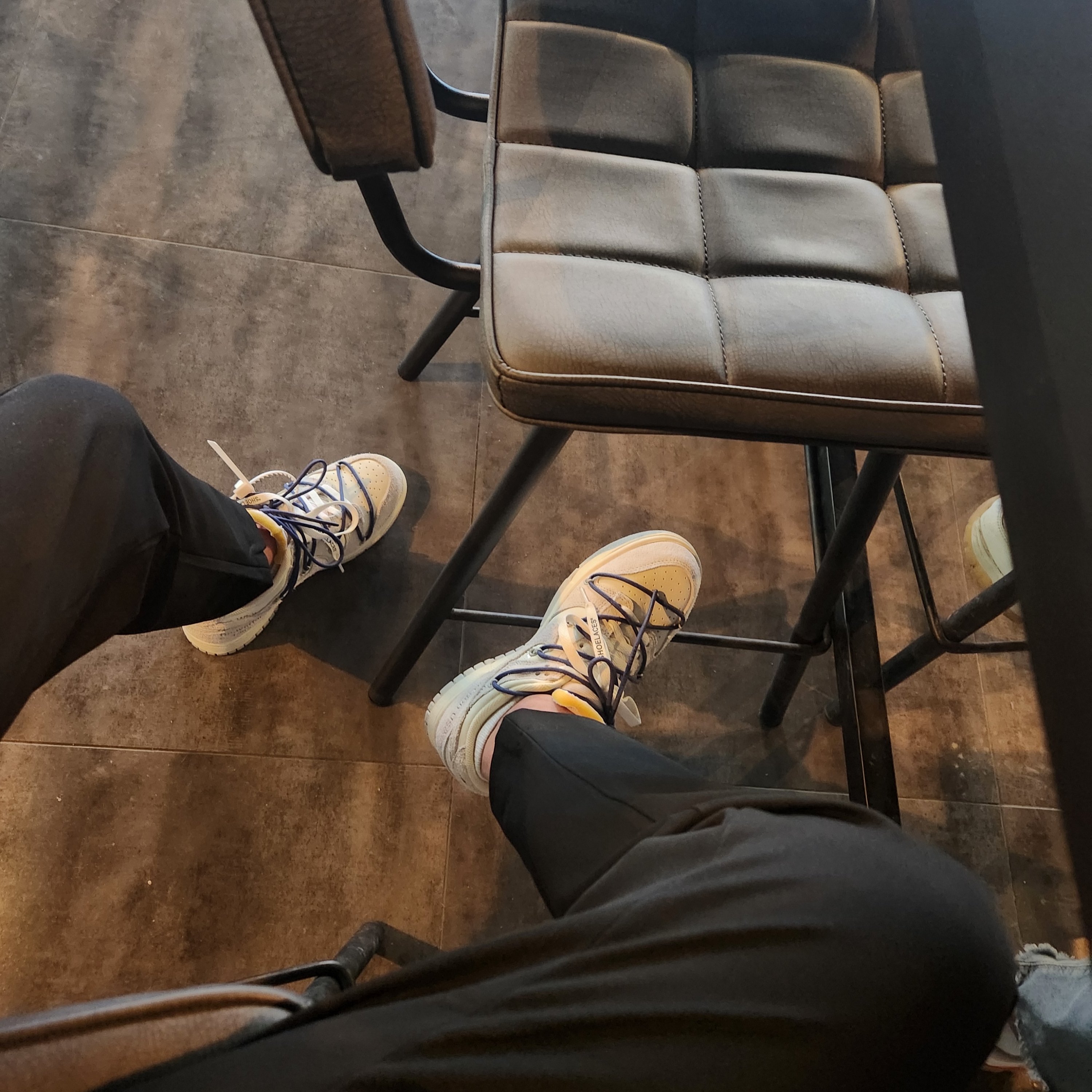 Nike x Off-White Dunk Low The 50 - Lot 18 착용 스타일