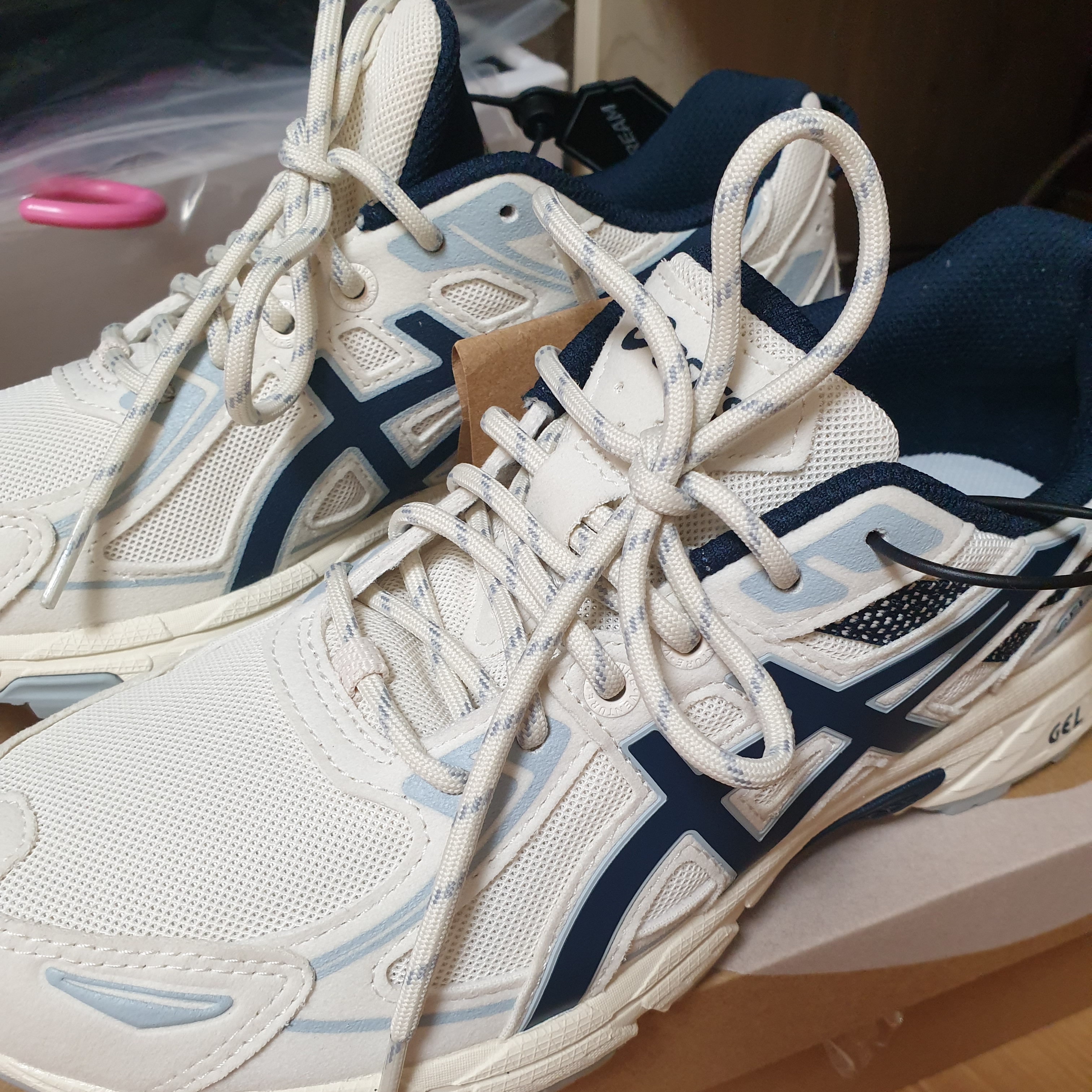 Asics Gel-Venture 6 SPS Birch French Blue 착용 스타일