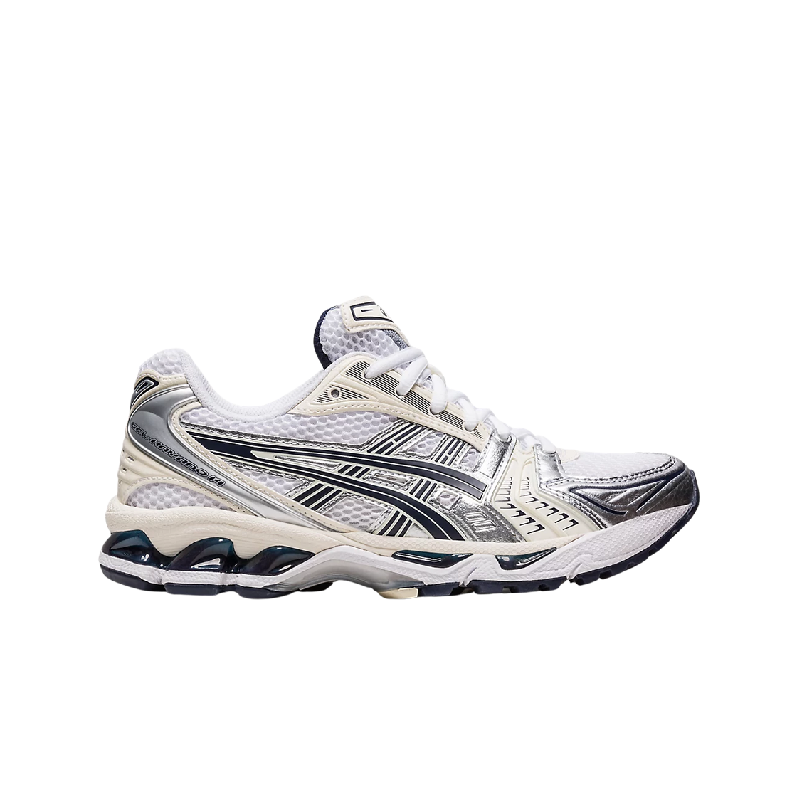 asics gel kayano 14 white/gold