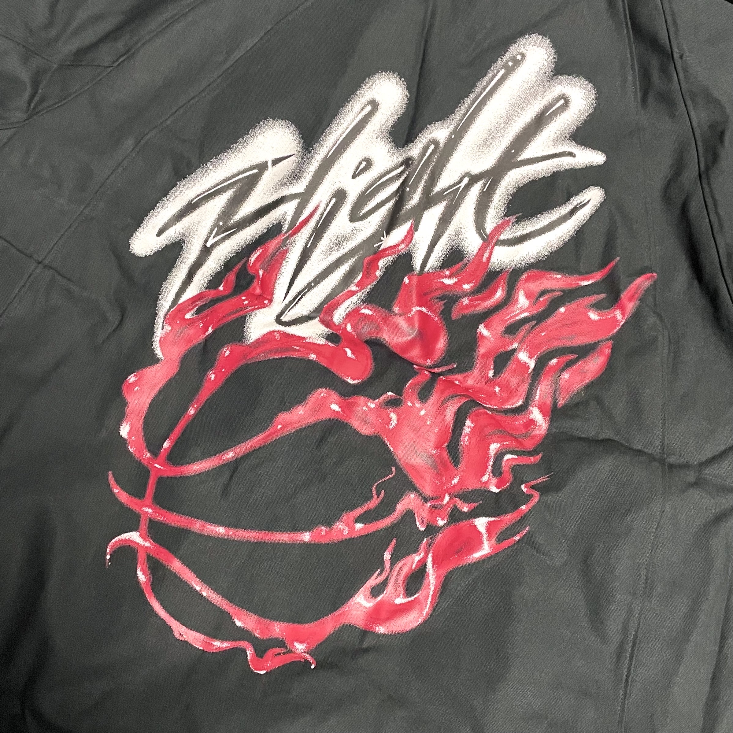 Jordan x Travis Scott Woven Jacket Black - US/EU 착용 스타일 - 1