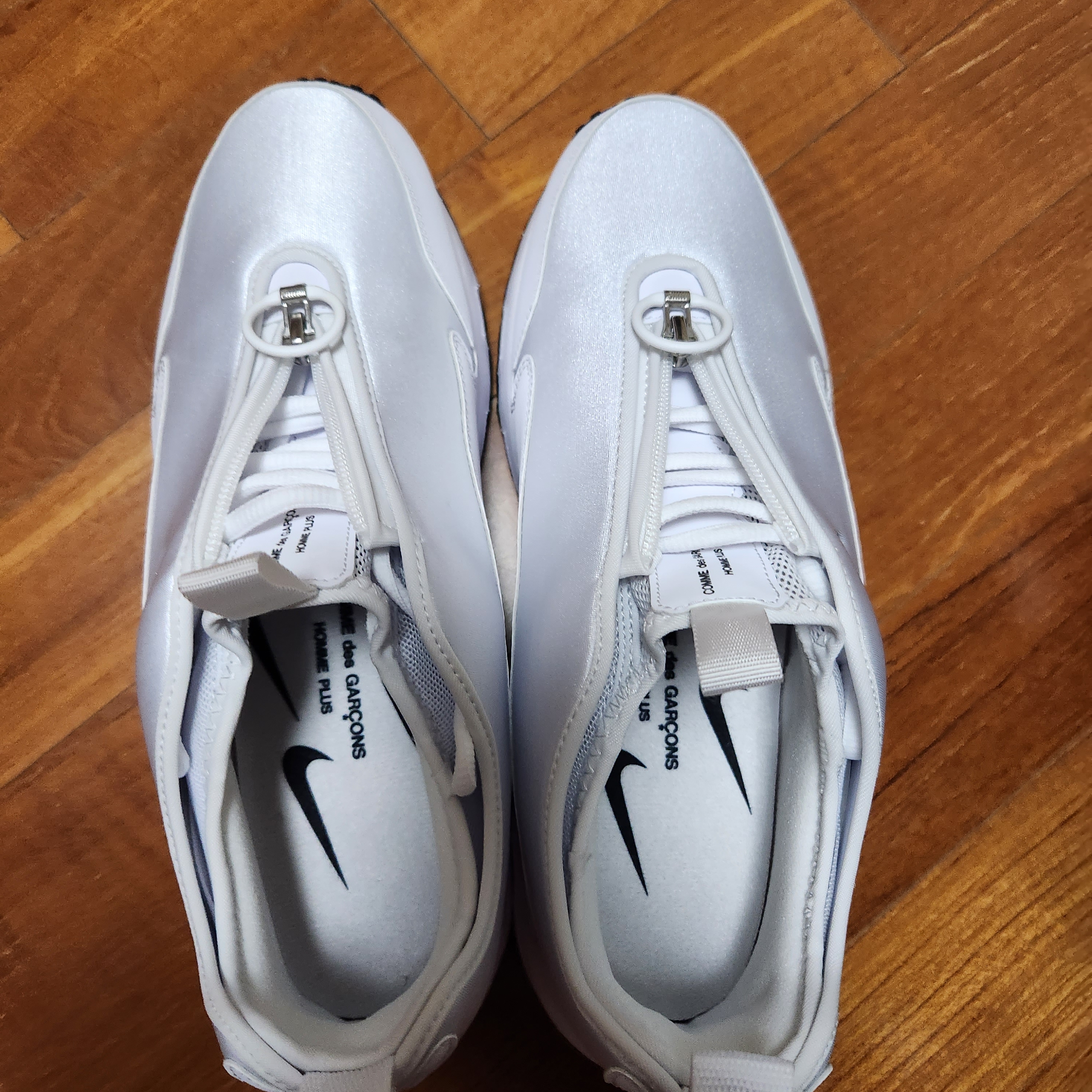 Nike x Comme des Garcons Homme Plus Air Max Sunder SP White 착용 스타일