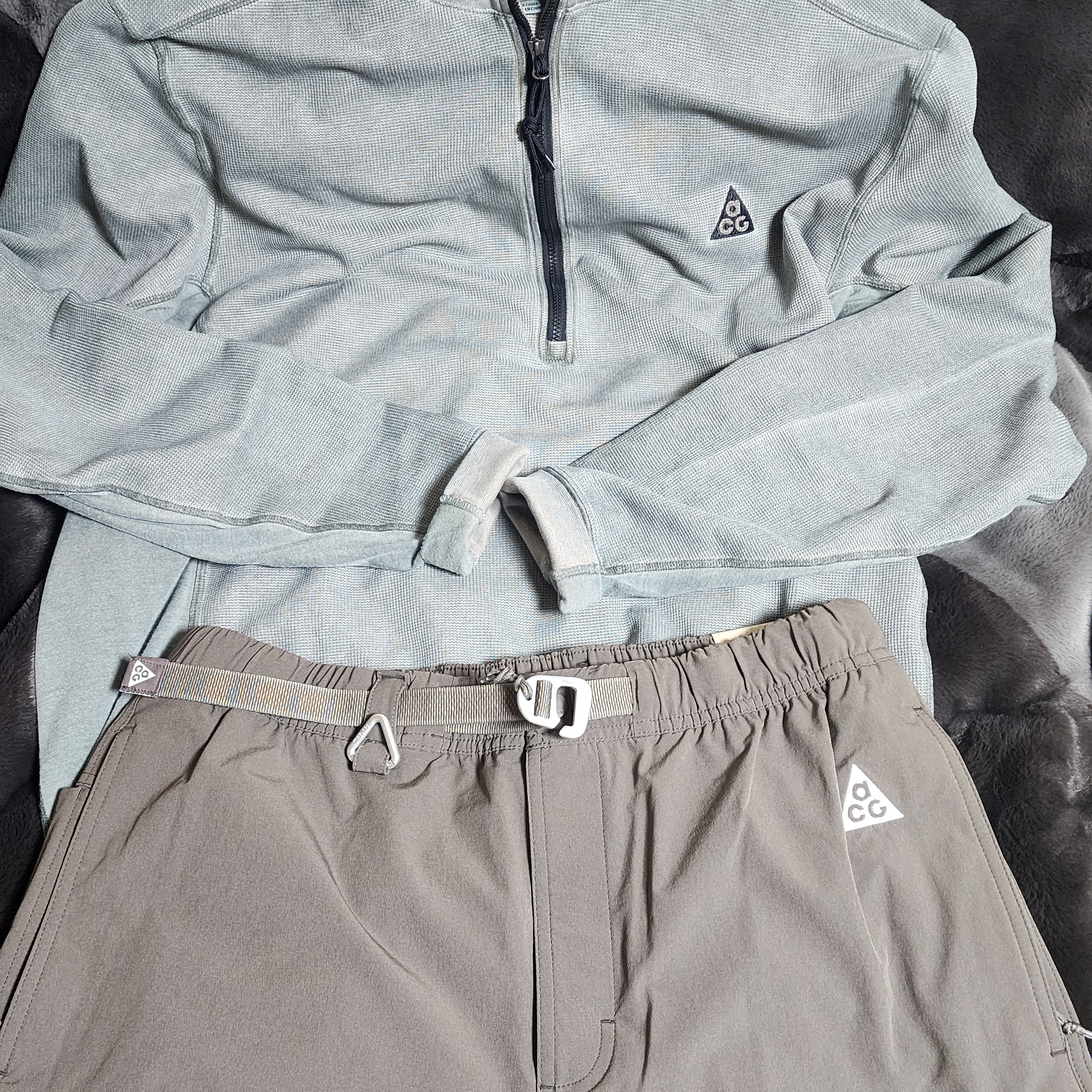 Nike ACG Sun farer Trail Pants Ironstone - Asia 착용 스타일 - 1