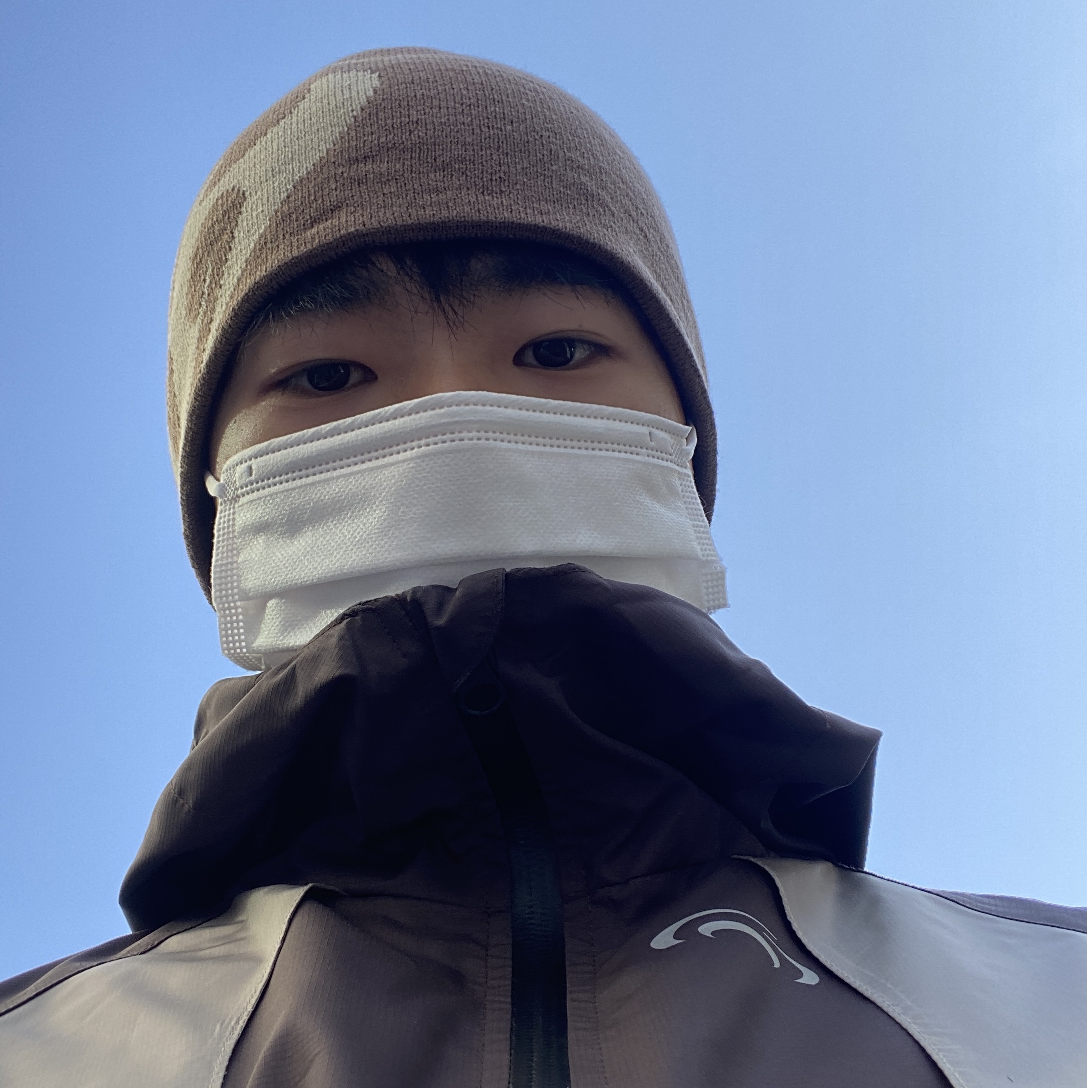 Sansan Gear Logo Beanie Brown - 22FW 착용 스타일