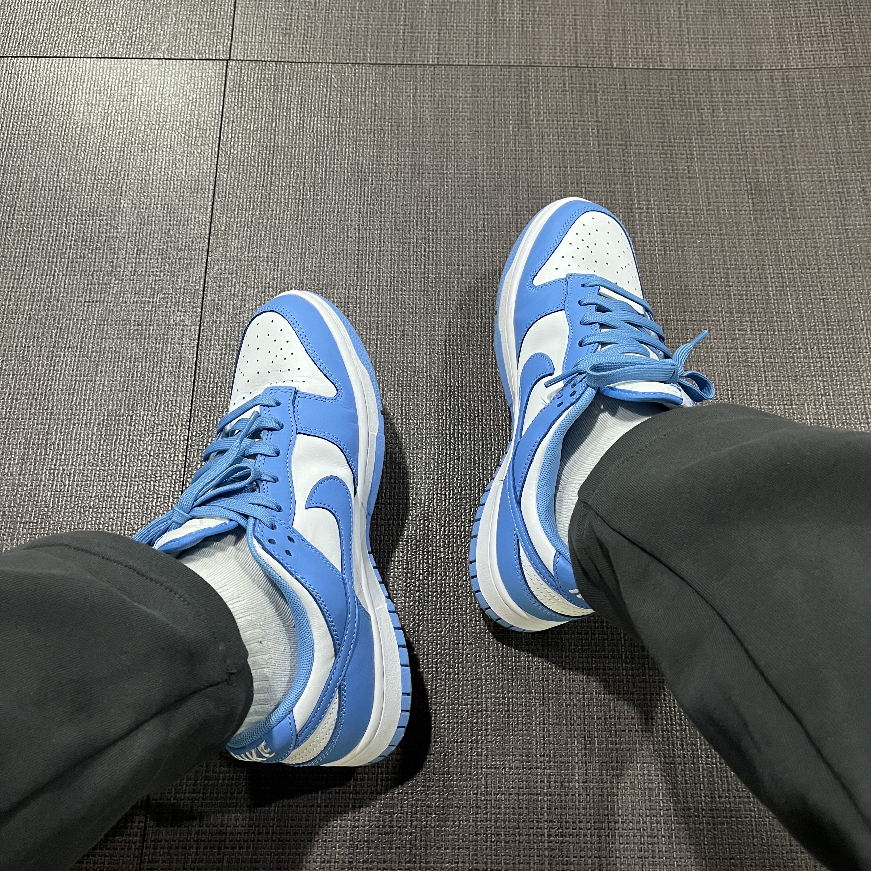 Nike Dunk Low Retro University Blue 착용 스타일