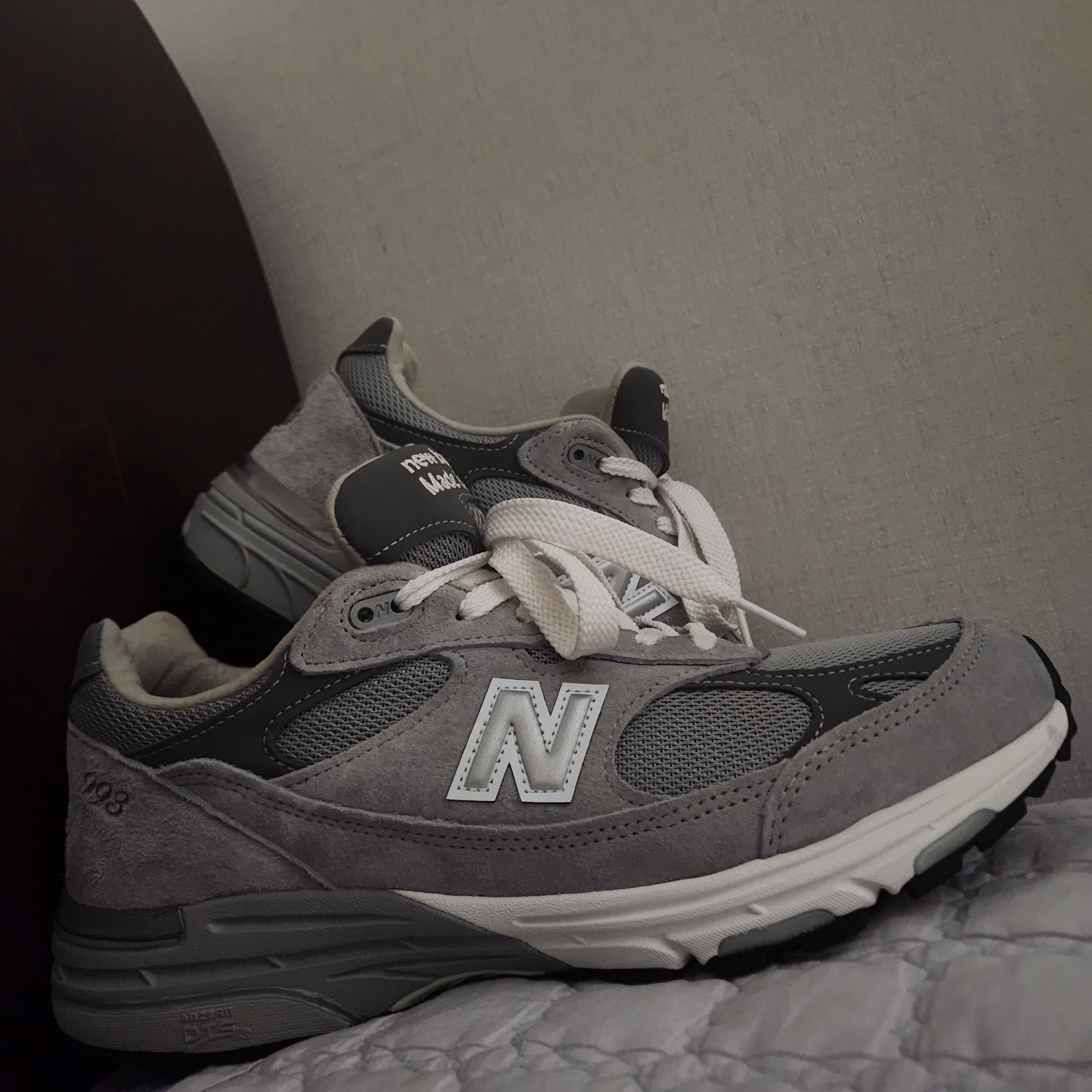 New Balance 993 Made in USA Grey - D Standard 착용 스타일