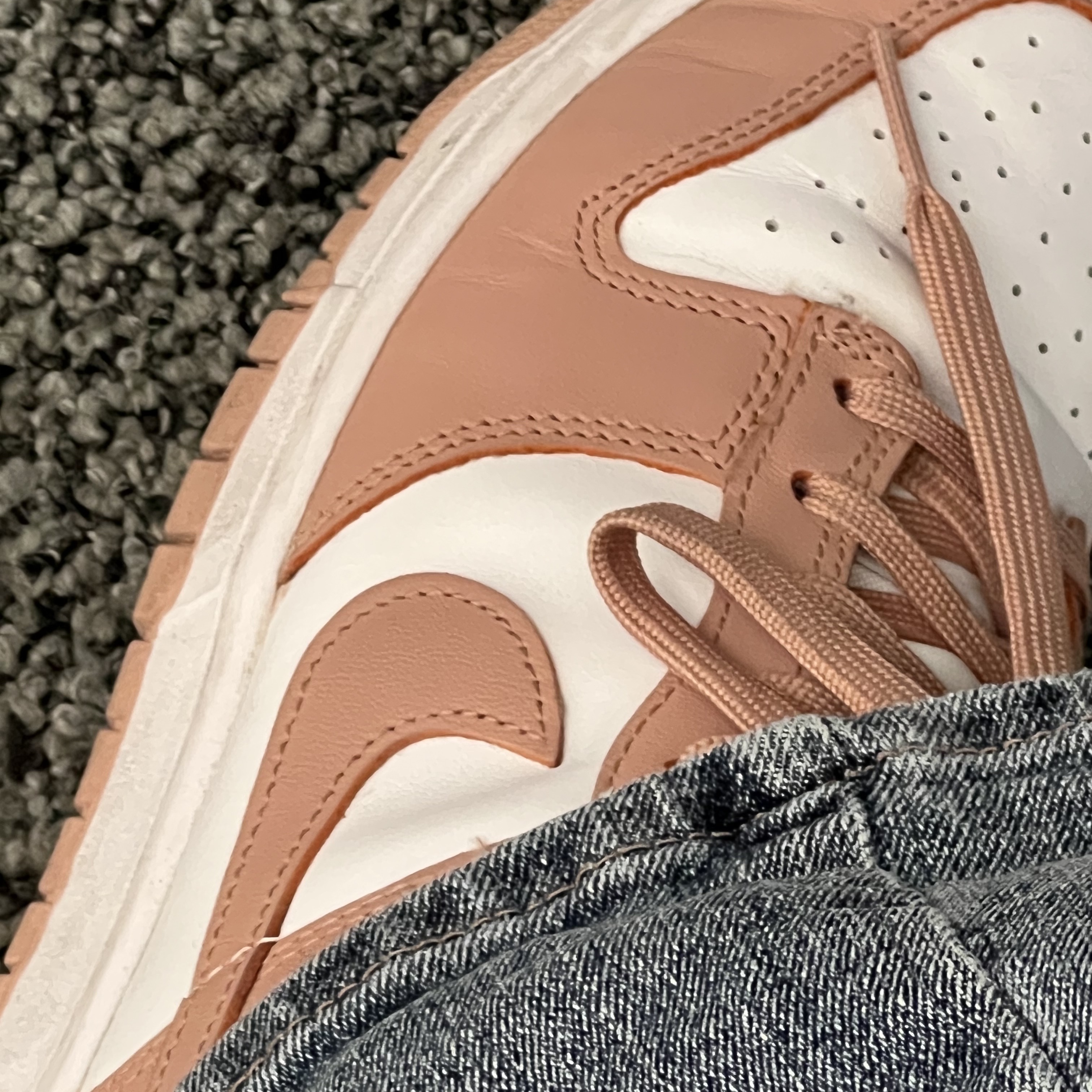 (W) Nike Dunk Low Rose Whisper 착용 스타일